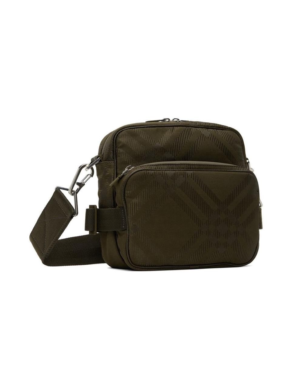 Burberry Burberry Checked Jacquard Zipped Shoulder Bag Size ONE SIZE - 2 Thumbnail