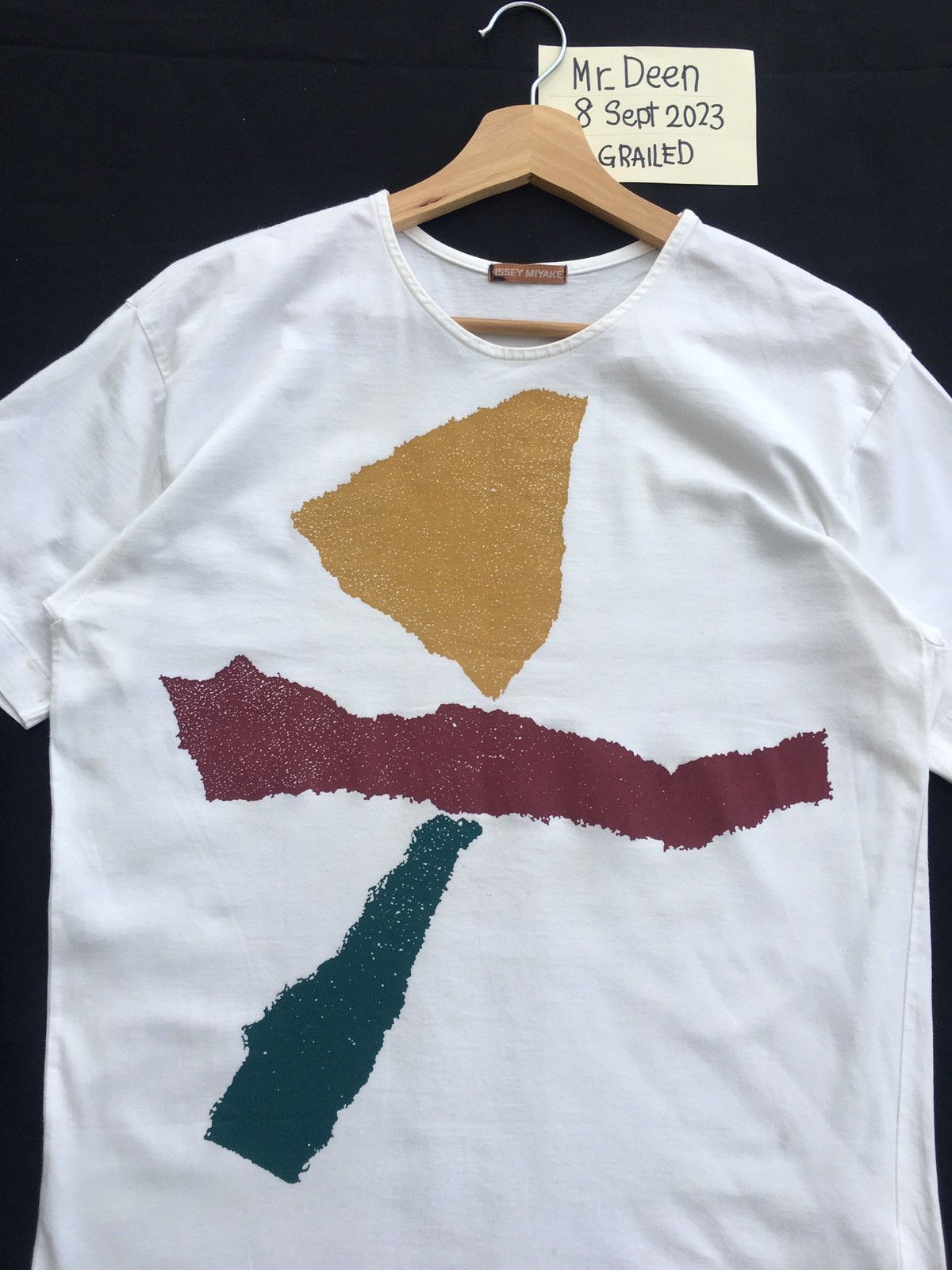 Issey Miyake Rarest Vintage 90s Issey Miyake Art Paints Tshirt Size US M / EU 48-50 / 2 - 6 Thumbnail