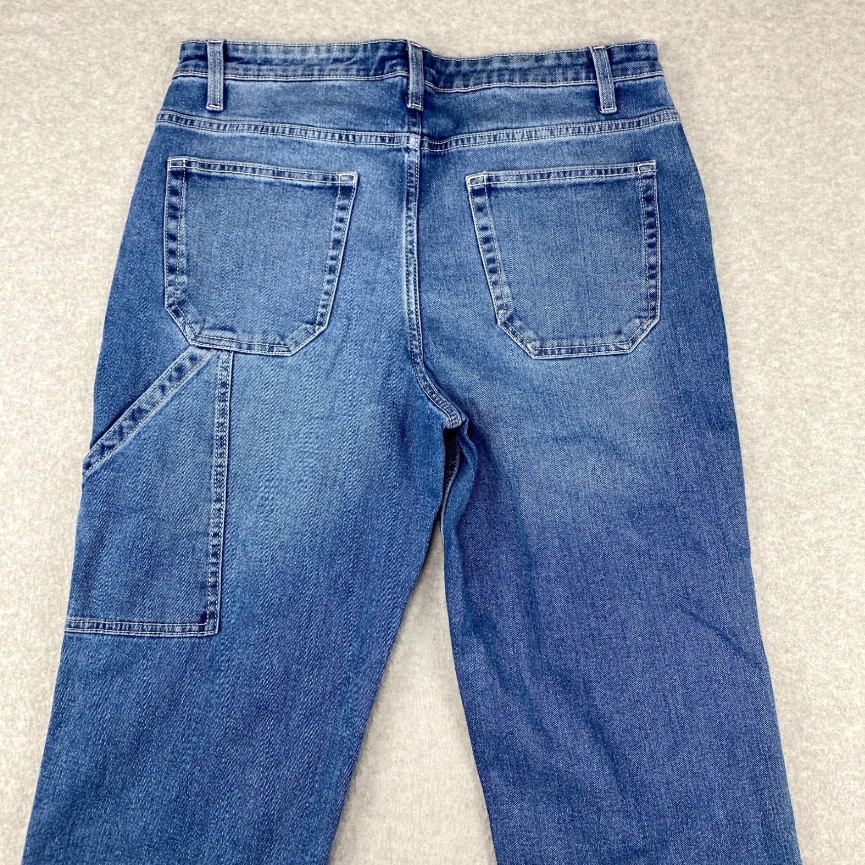 Essentials Amazon Essentials Jeans Mens 33X30 Blue Straight Leg Pockets Loose Fit Stretch 4 Size US 33 - 2 Thumbnail