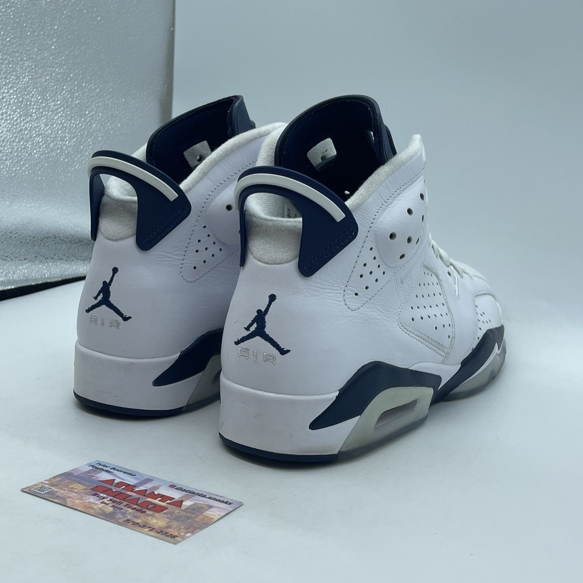 Jordan Brand Air Jordan 6 midnight navy Size US 12 / EU 45 - 5 Thumbnail