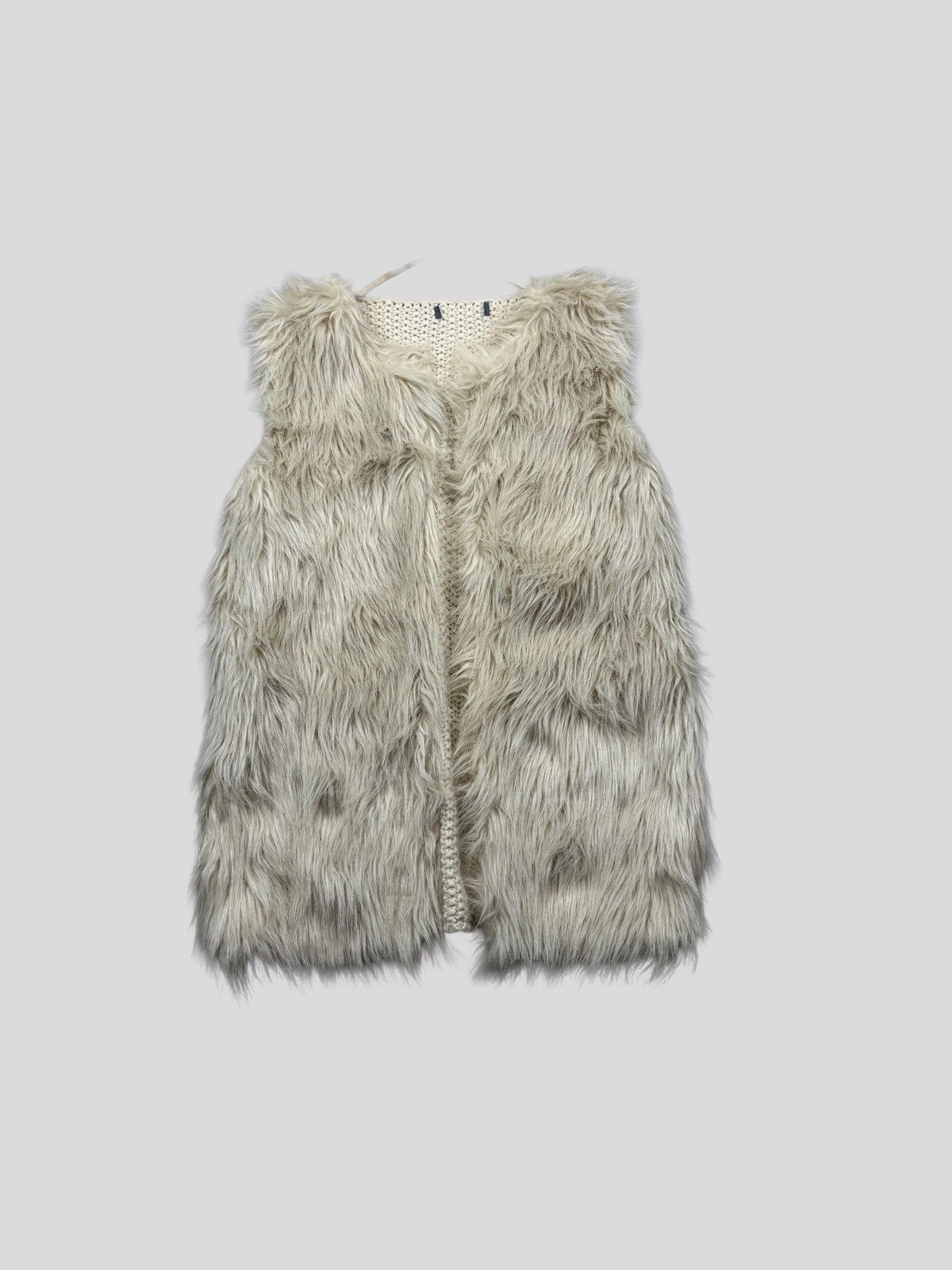 Japanese Brand Fur Y2K Knitted Vest LGB Hysteric Glamour Japanese Style Size US S / EU 44-46 / 1 - 1 Thumbnail