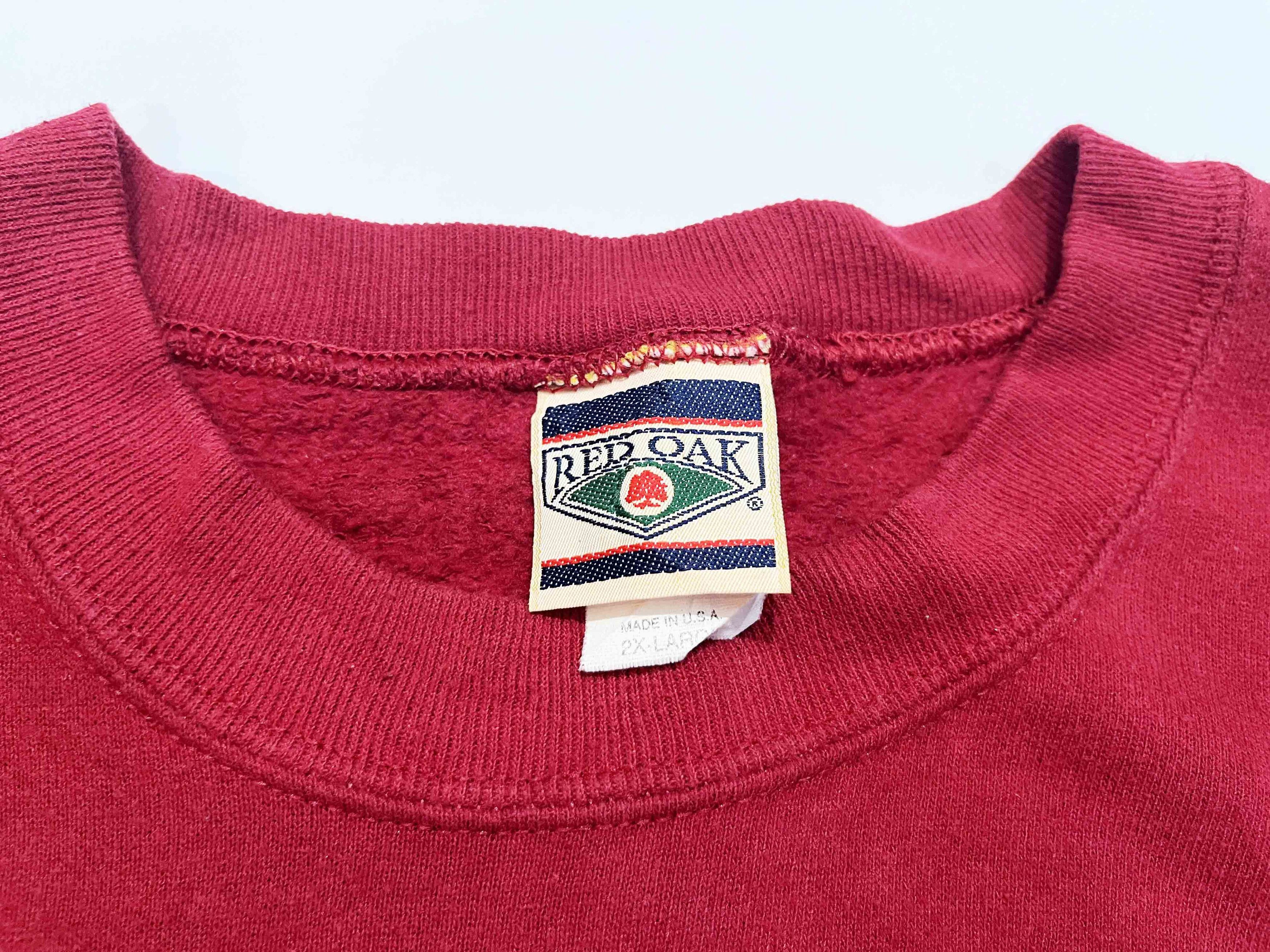Vintage Vintage Red Oak NCAA Oklahoma Sooners OU Crewneck Sweatshirt Size US XXL / EU 58 / 5 - 3 Thumbnail