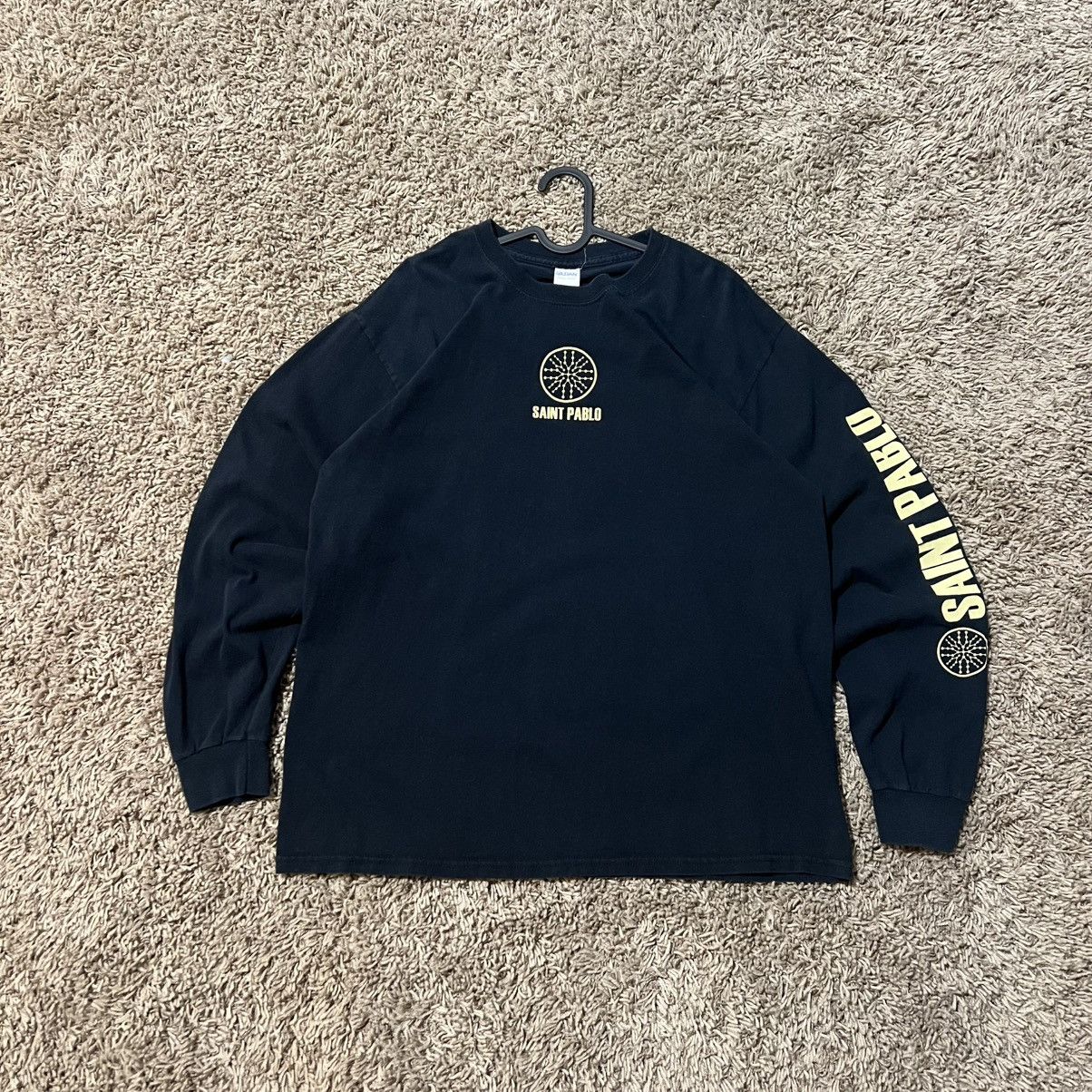Kanye West Vintage Saint Pablo Tour Long Sleeve Shirt Gildan Size Large Size US L / EU 52-54 / 3 - 1 Thumbnail
