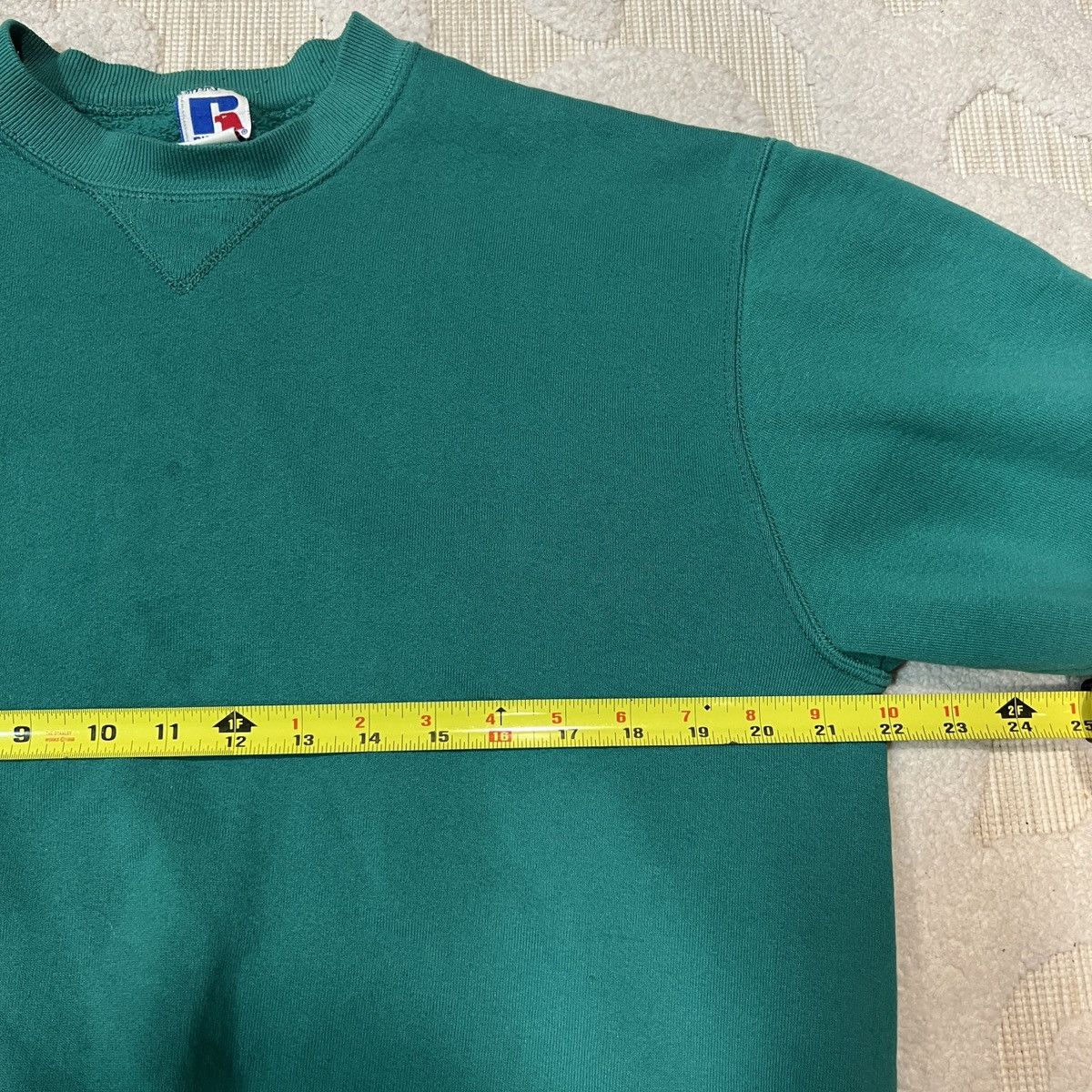 Russell Athletic Vintage made in USA 1990s Russell Teal Crewneck Sweatshirt Size US L / EU 52-54 / 3 - 6 Thumbnail
