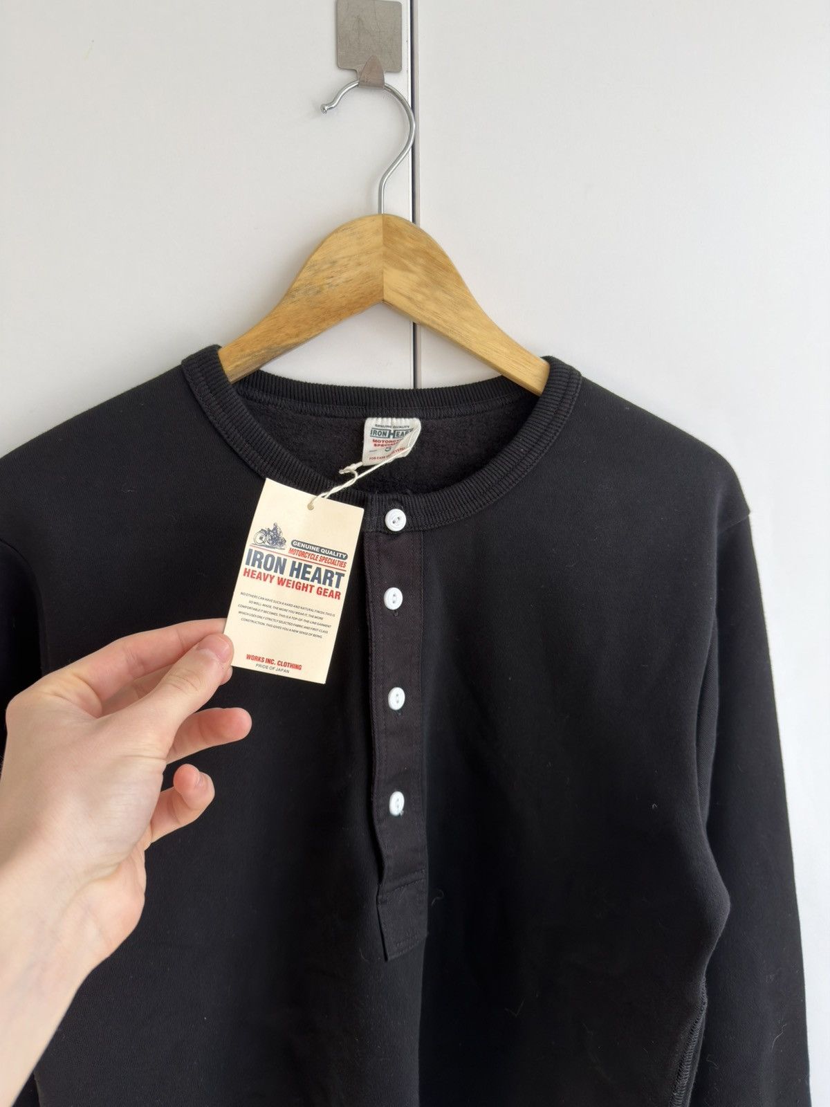Iron Heart Iron Heart 14oz Black Pullover Sweatshirt S Japan Size US S / EU 44-46 / 1 - 6 Thumbnail