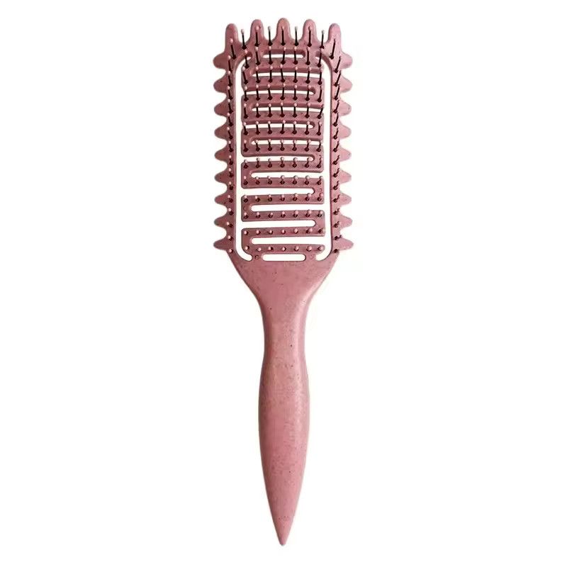 Other Curl Define Styling Brush Hollow Out Detangling Hair Brush Size ONE SIZE - 6 Thumbnail