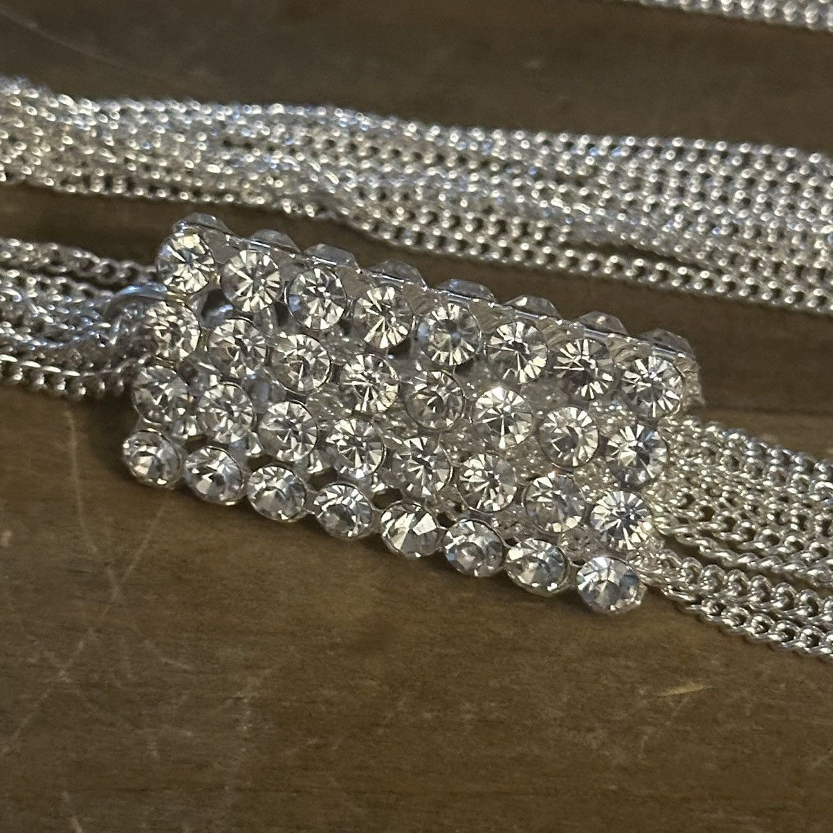Other Long multi chain rhinestone tassel necklace Size ONE SIZE - 3 Thumbnail