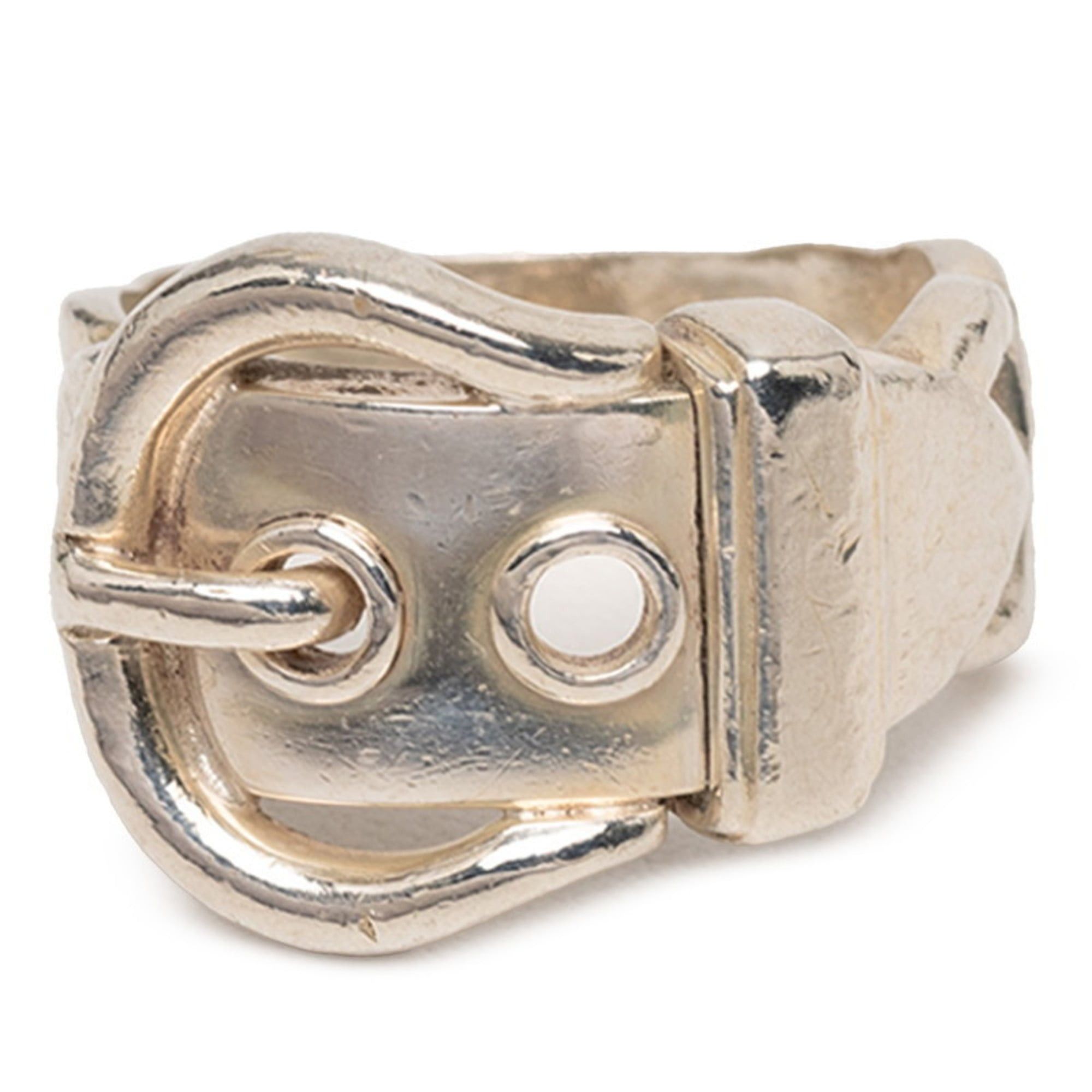 Hermes Hermès Boucle Cellier Ring, SV925 Silver, Women's, HERMES Size ONE SIZE - 1 Thumbnail