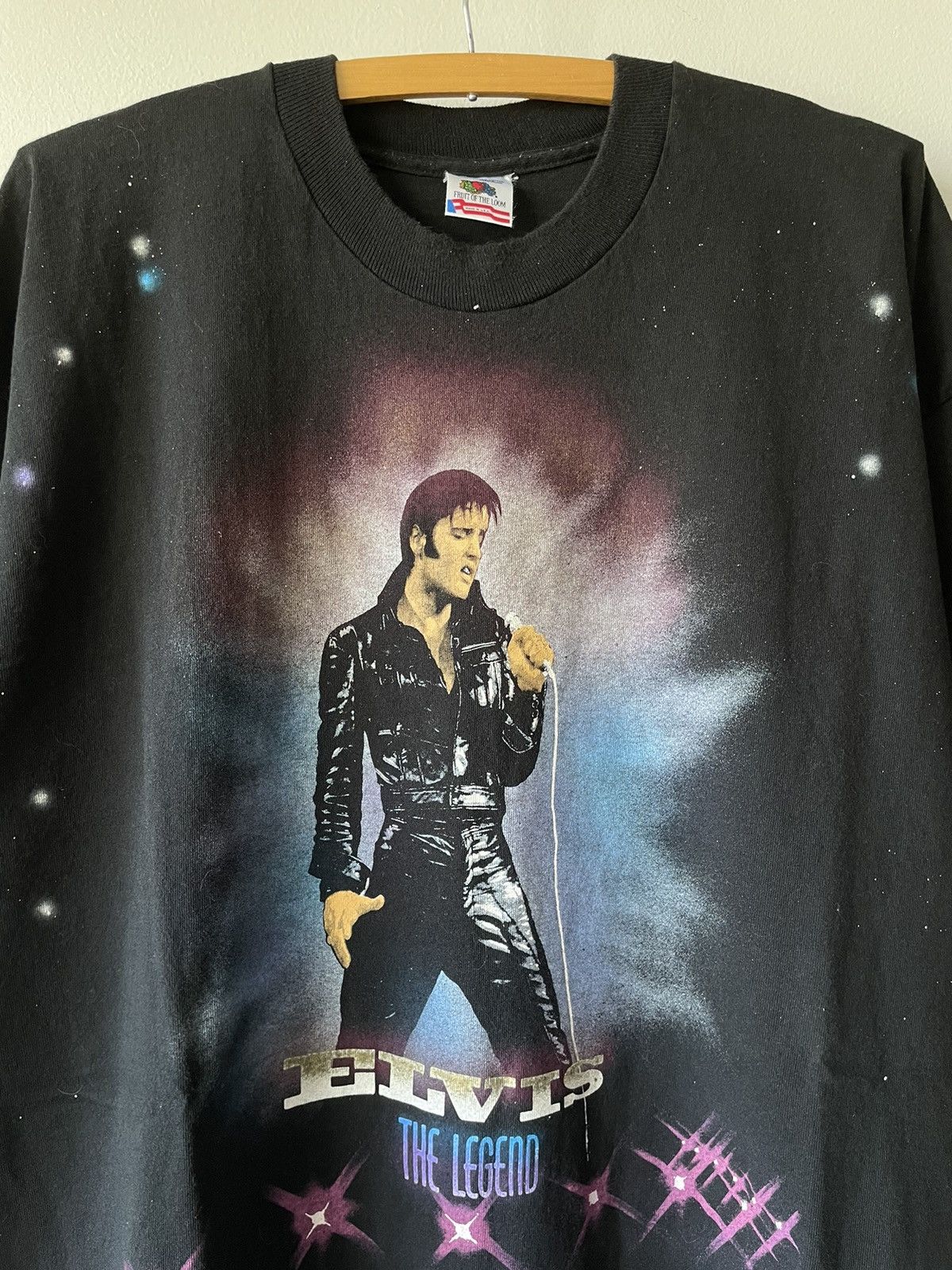 Vintage Crazy Vintage 90s Elvis Oversized Space tee Size US XXL / EU 58 / 5 - 3 Thumbnail