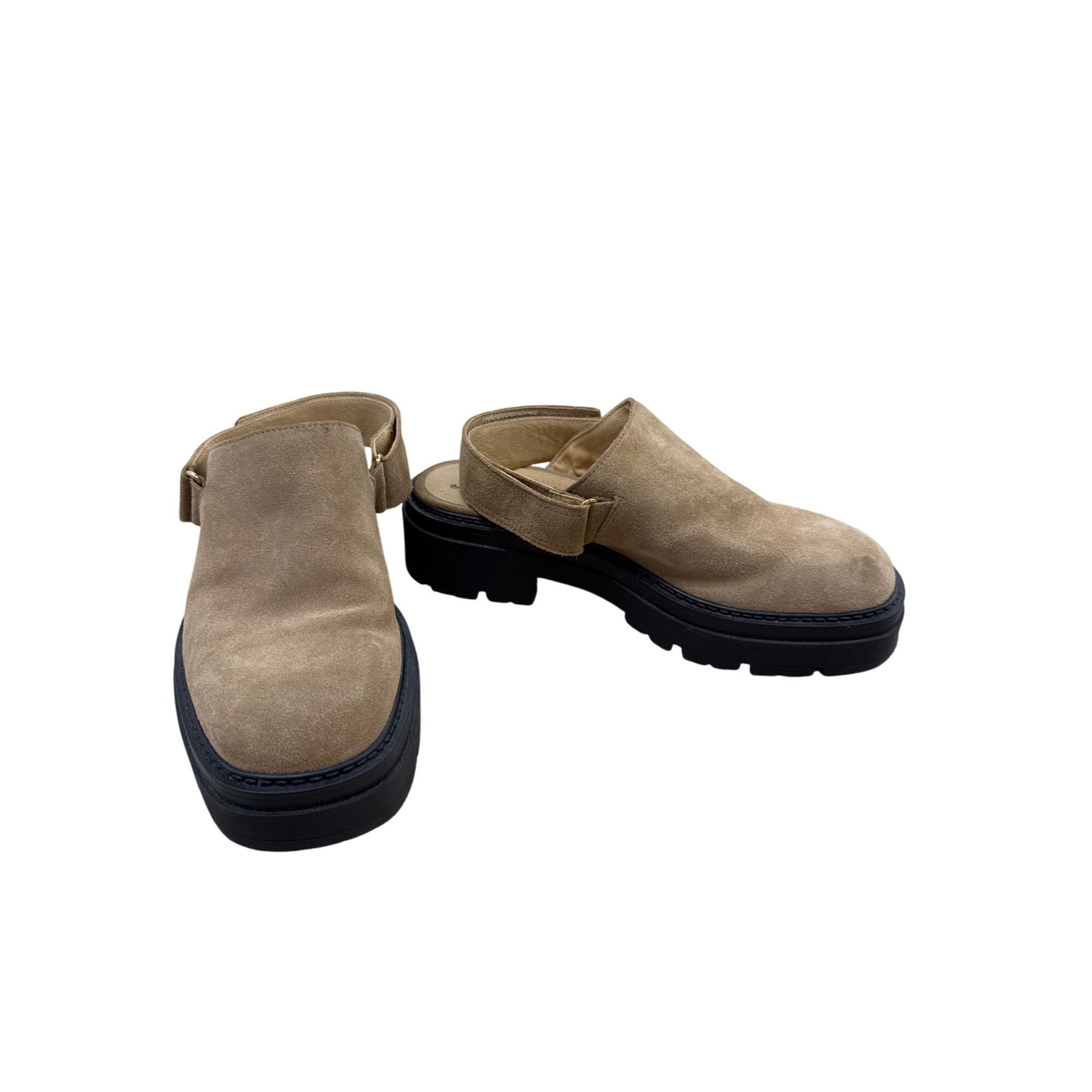 Free People Free People Suede beige black Platform Clogs Womens Size 8. Size US 8.5 / IT 38.5 - 1 Thumbnail