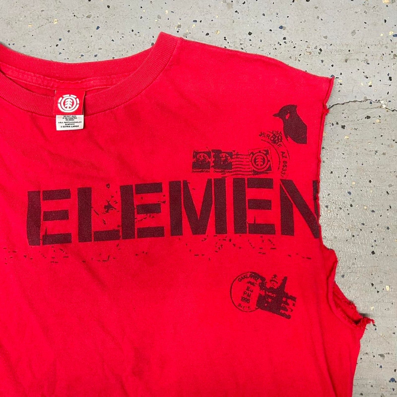 Element Y2K Element Cut Off T-Shirt Size US XXL / EU 58 / 5 - 3 Thumbnail