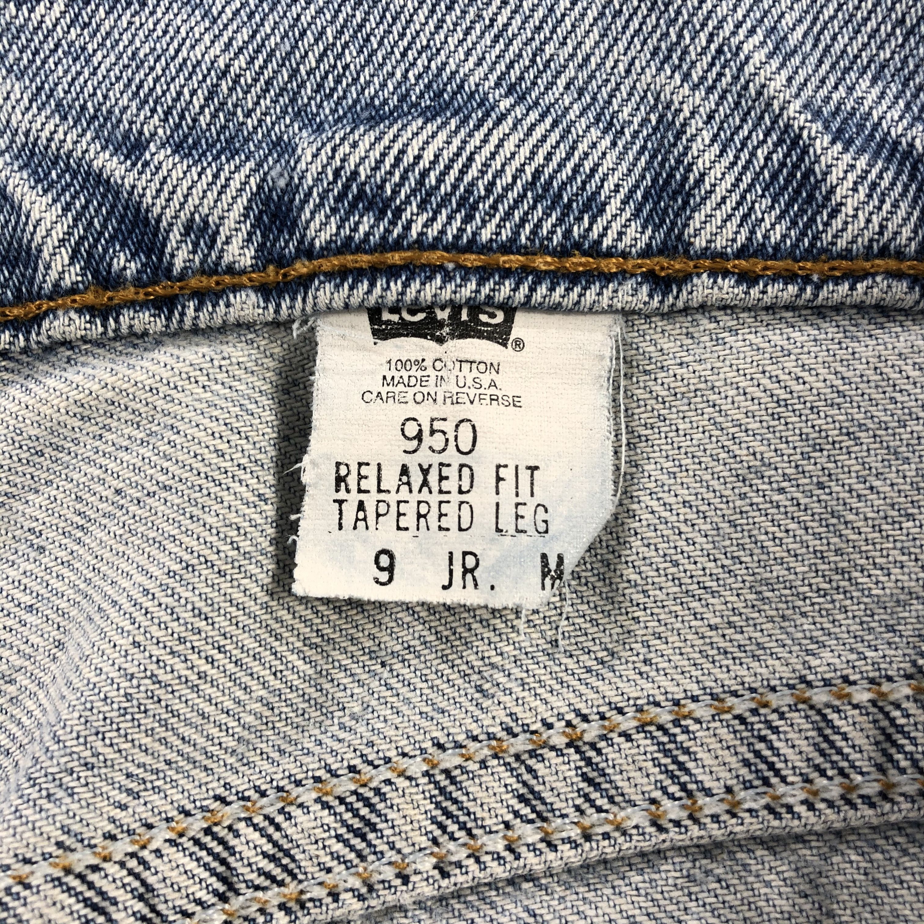 Levi's Vintage 90s Levi's 950 Jeans Medium Wash Denim KJ990 Size US 29 - 12 Thumbnail