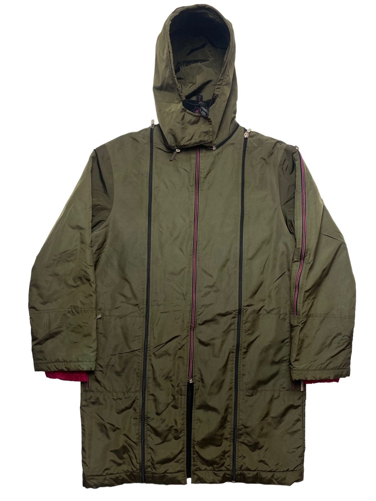 Versace Jeans Couture 1990s Gianni Versace Jeans - Survival Long Jacket Size US L / EU 52-54 / 3 - 5 Thumbnail