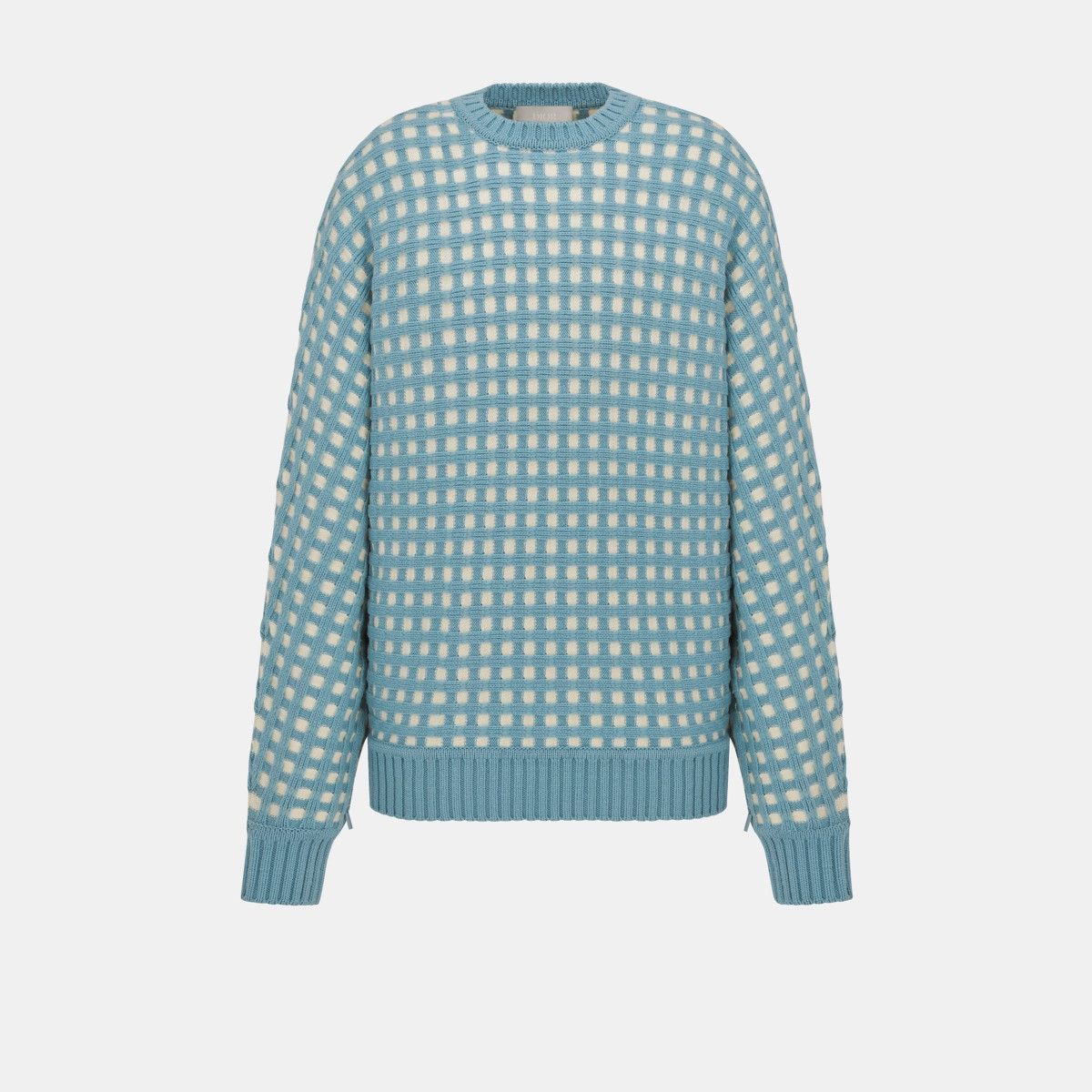 Dior o1bcso1str0125 Round-Neck Sweater in Blue Size US S / EU 44-46 / 1 - 1 Thumbnail