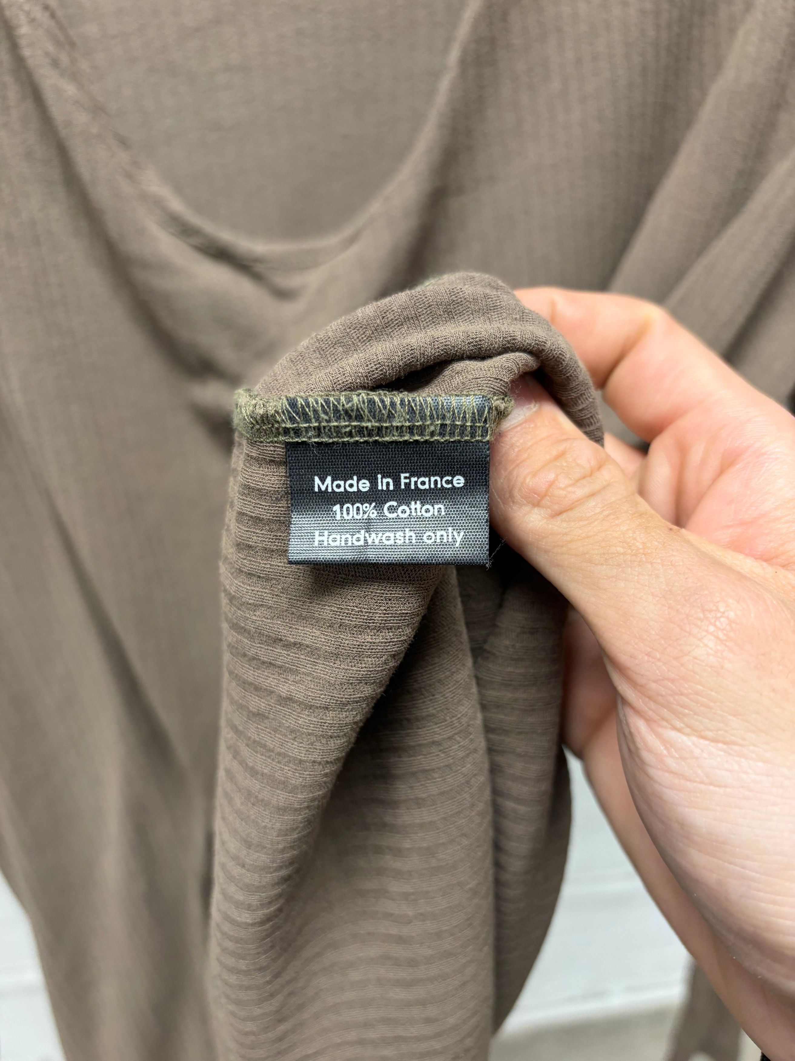 Haider Ackermann Haider Ackermann Sheer Scoop Neck Brown Cotton Long Sleeve Shirt Size US S / EU 44-46 / 1 - 4 Thumbnail
