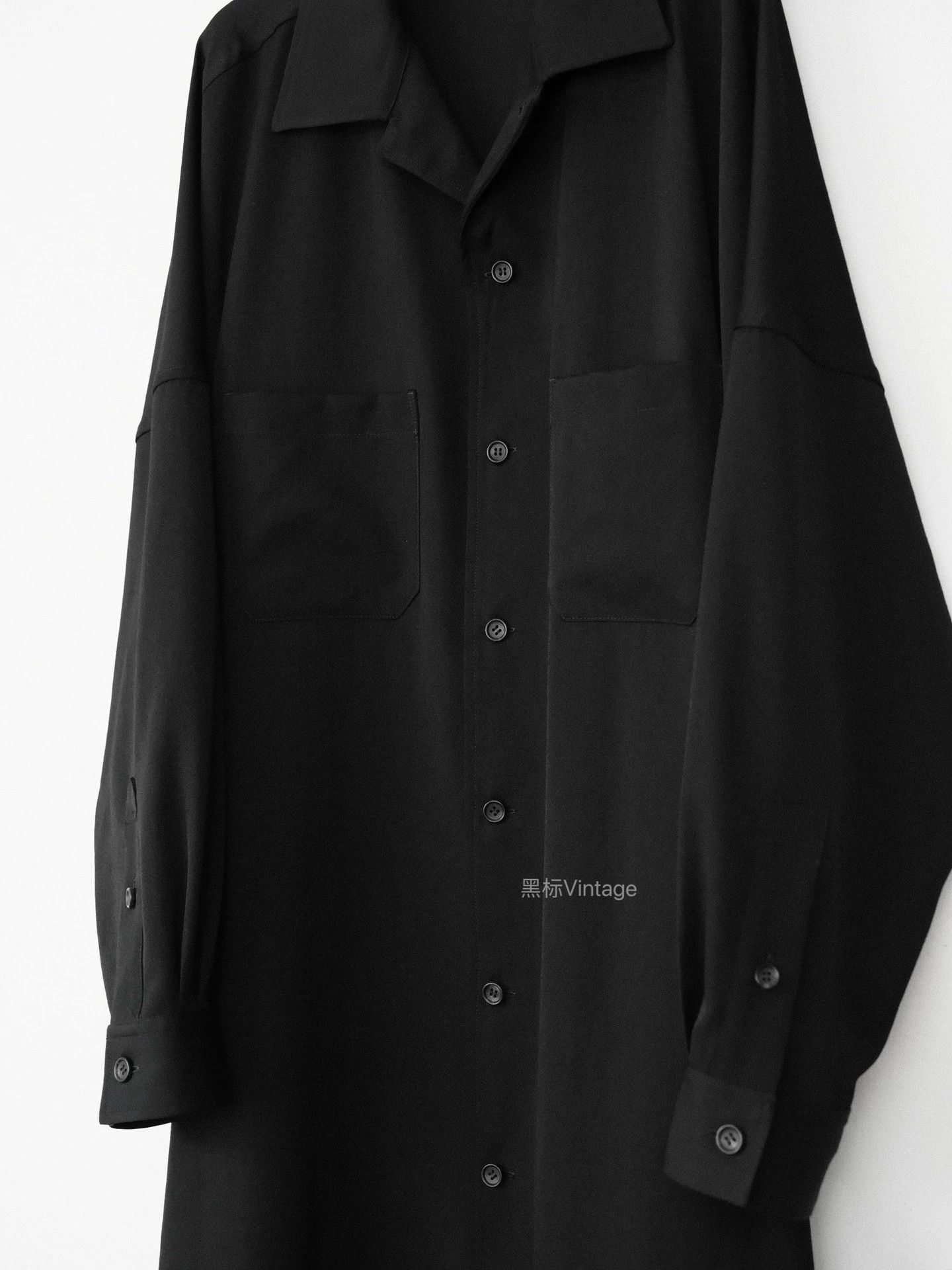 Yohji Yamamoto Yohji 23AW Vintage Wool Long Shirt Coat (Men's New) Size US S / EU 44-46 / 1 - 4 Thumbnail