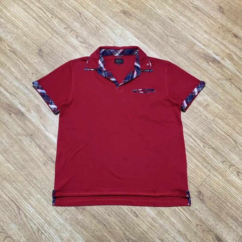 If Six Was Nine × Japanese Brand × Le Grande Bleu (L.G.B.) 2000s Male & Co Layered Vkei Lgb Gothic Y2K Punk Polo Shirt Size US L / EU 52-54 / 3 - 1 Thumbnail