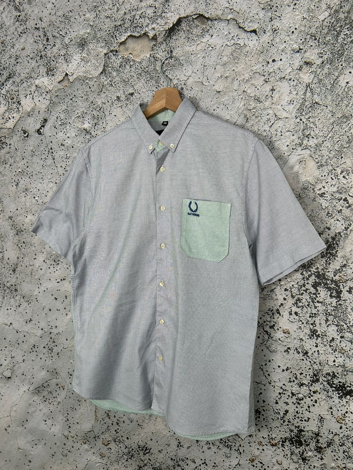 Fred Perry × Raf Simons Fred Perry x Raf Simons Shirt Avant Garde Designer Rare Size US M / EU 48-50 / 2 - 2 Thumbnail