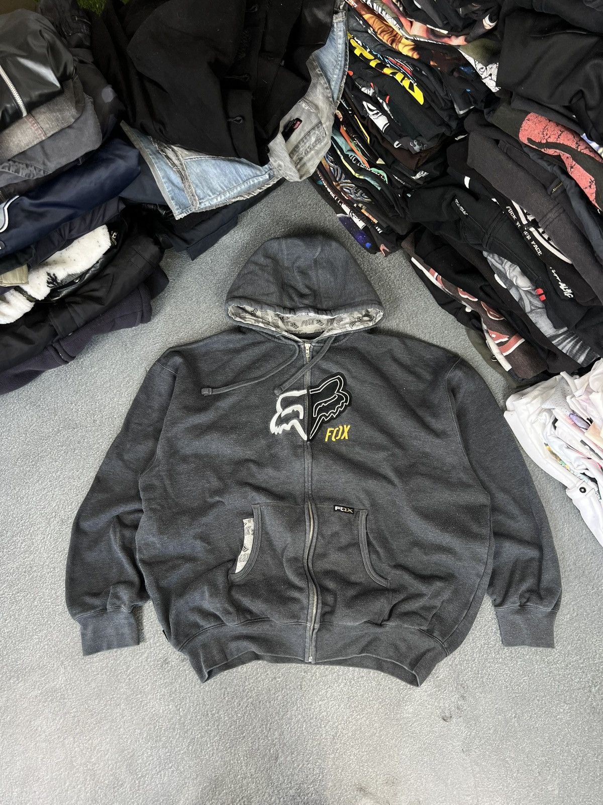 Fox Racing Y2K Vintage Hoodie Fox Racing fit 😍 Size US XL / EU 56 / 4 - 1 Thumbnail