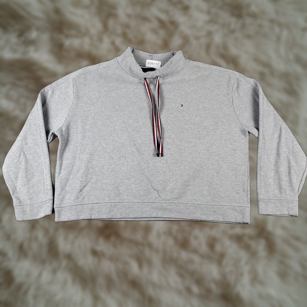 Tommy Hilfiger Tommy Hilfiger Sweater Womens XL Gray Pullover Long Sleeve Knit Top Classic Modern Size XL / US 12-14 / IT 48-50 - 1 Thumbnail