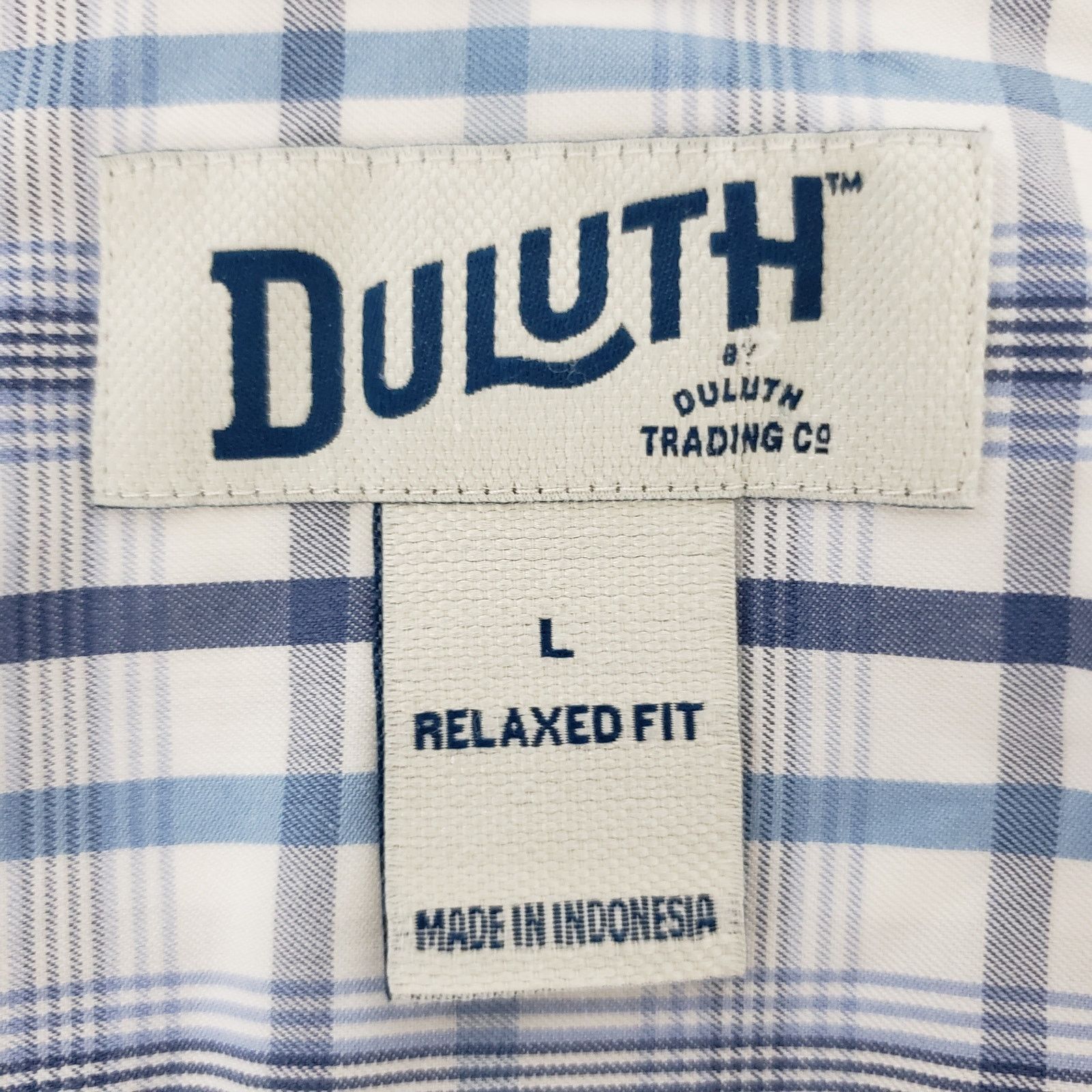 Duluth Trading Company DULUTH Trading Shirt Relaxed Fit Plaid L/S Button down Size US L / EU 52-54 / 3 - 10 Thumbnail