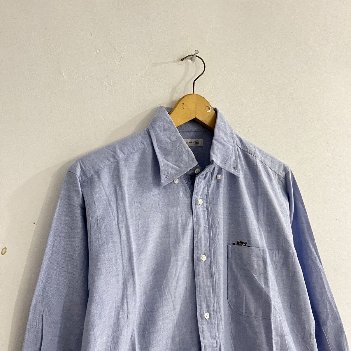 Japanese Brand Hitoyoshi - Basic Minimalist Shirt Size US M / EU 48-50 / 2 - 3 Thumbnail