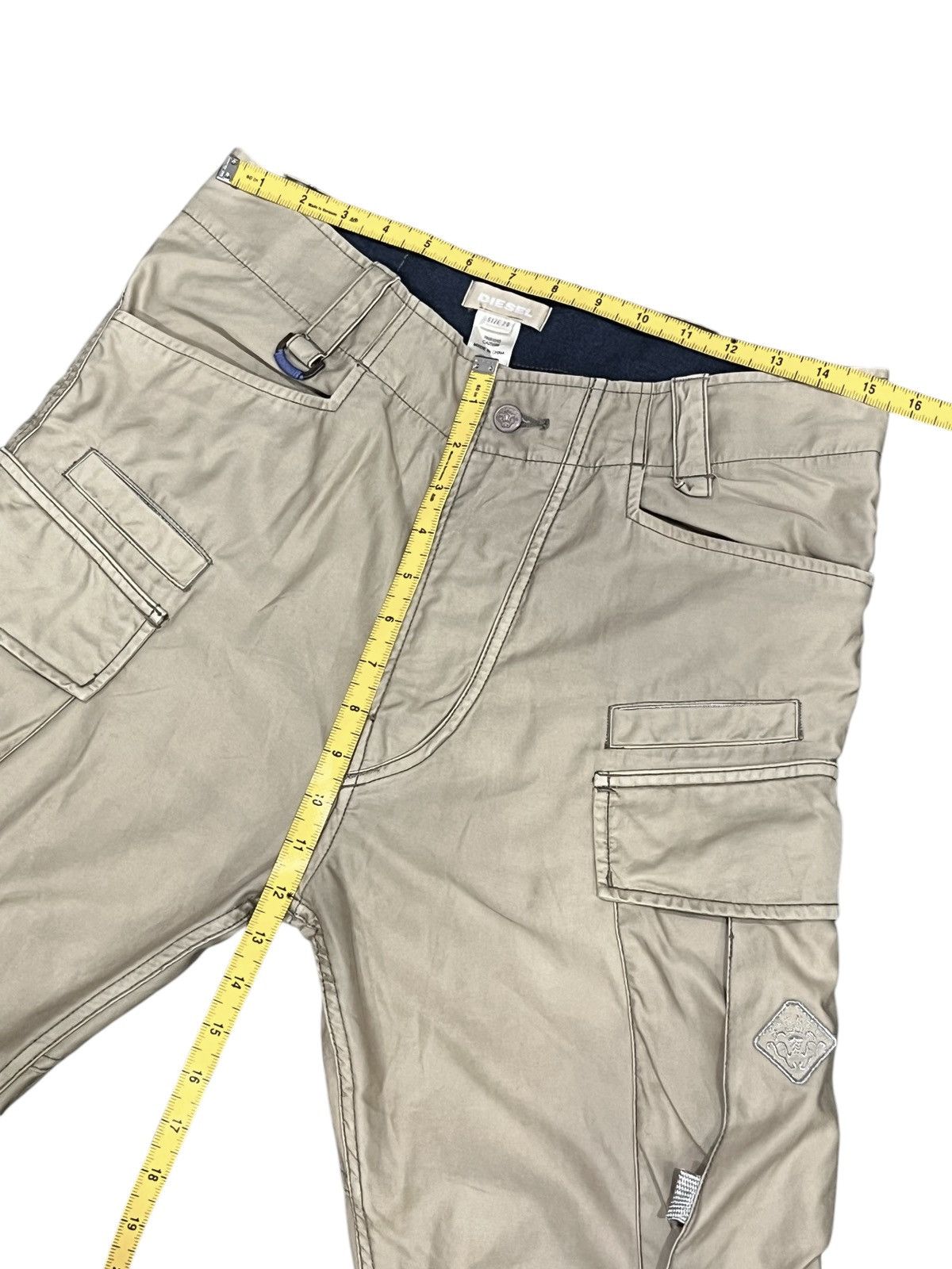 Diesel 🔥DIESEL 10 Pocket Double Knee Drawstring Leg Cotton Cargo Size US 30 / EU 46 - 10 Thumbnail