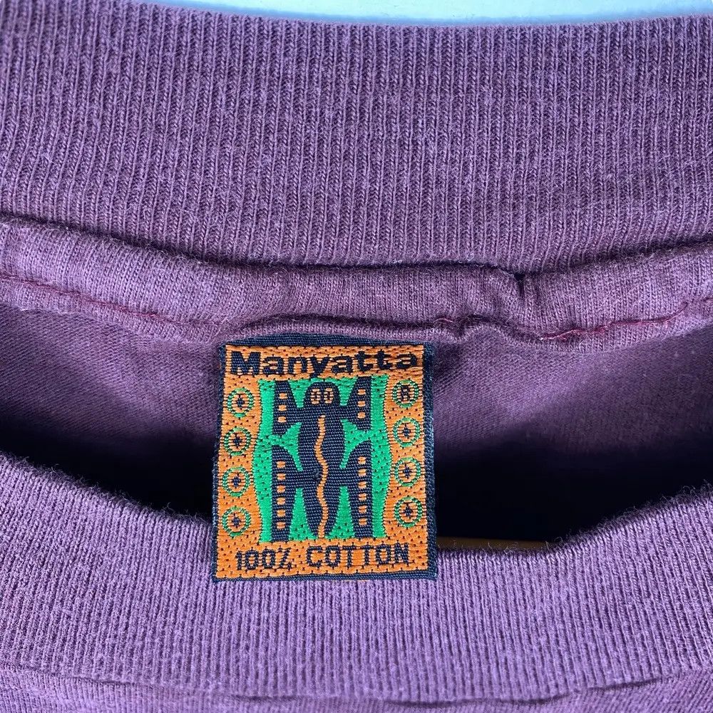 Vintage Vintage 90's MANYATTA Bottoms Up Africa Graphic Tee Shirt Size US L / EU 52-54 / 3 - 5 Thumbnail