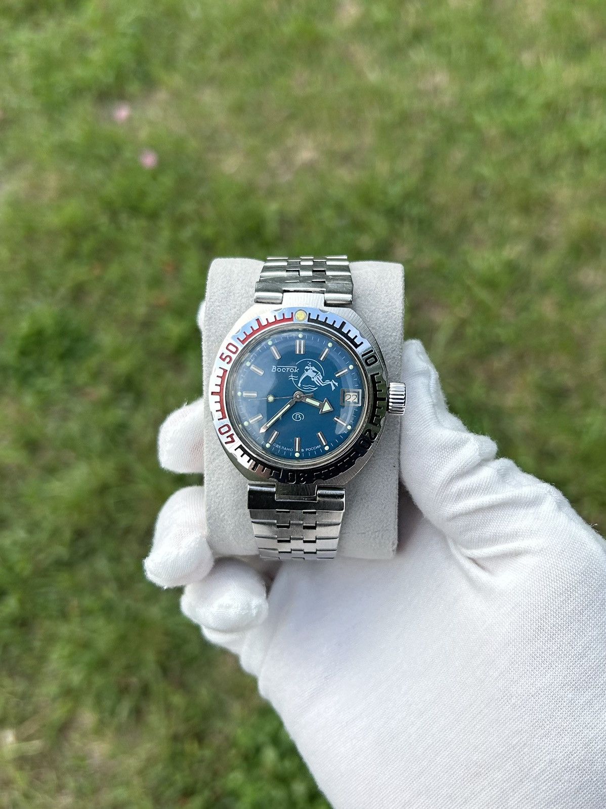 Vintage Vintage Watch Vostok Amphibia Automatic Diver 1990s Size ONE SIZE - 10 Thumbnail