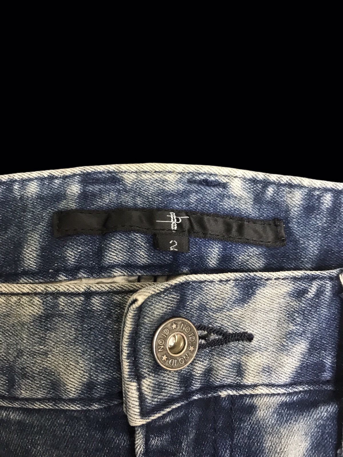 Japanese Brand × NO ID 💥ARCHIVAL💥NO ID ACID WASH BIKER PANT F172 Size US 32 / EU 48 - 5 Thumbnail