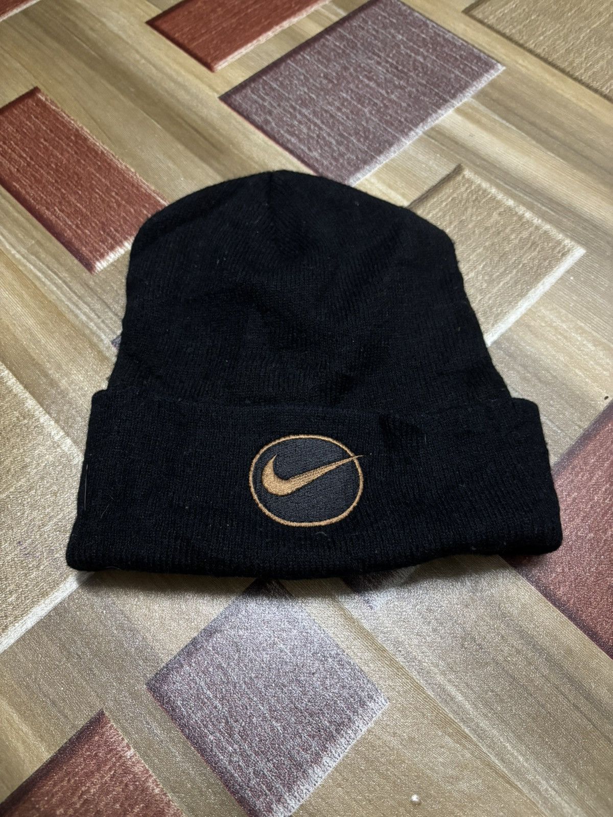 Nike Vintage 90s nike beanie Size ONE SIZE - 2 Thumbnail