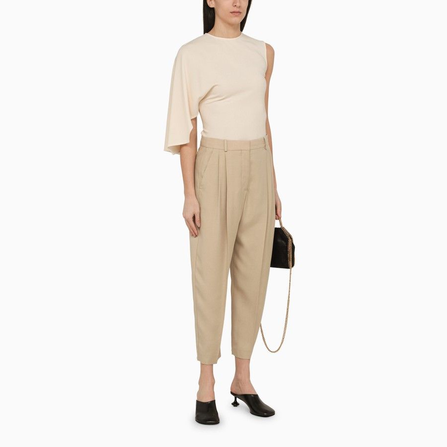 Stella McCartney o1d2blof1024 Pant in Beige Size 27" / US 4 / IT 40 - 2 Thumbnail
