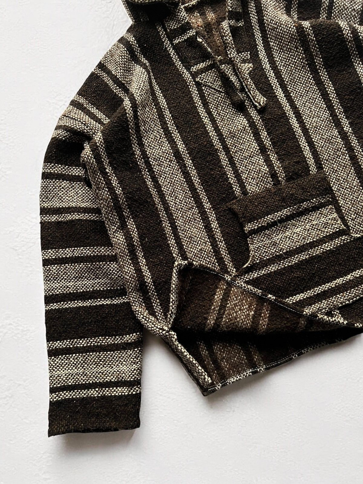 Designer × Japanese Brand × Vintage Vintage Baja Joe Mexican Threads Poncho Knitted Hoodie Size US M / EU 48-50 / 2 - 5 Thumbnail