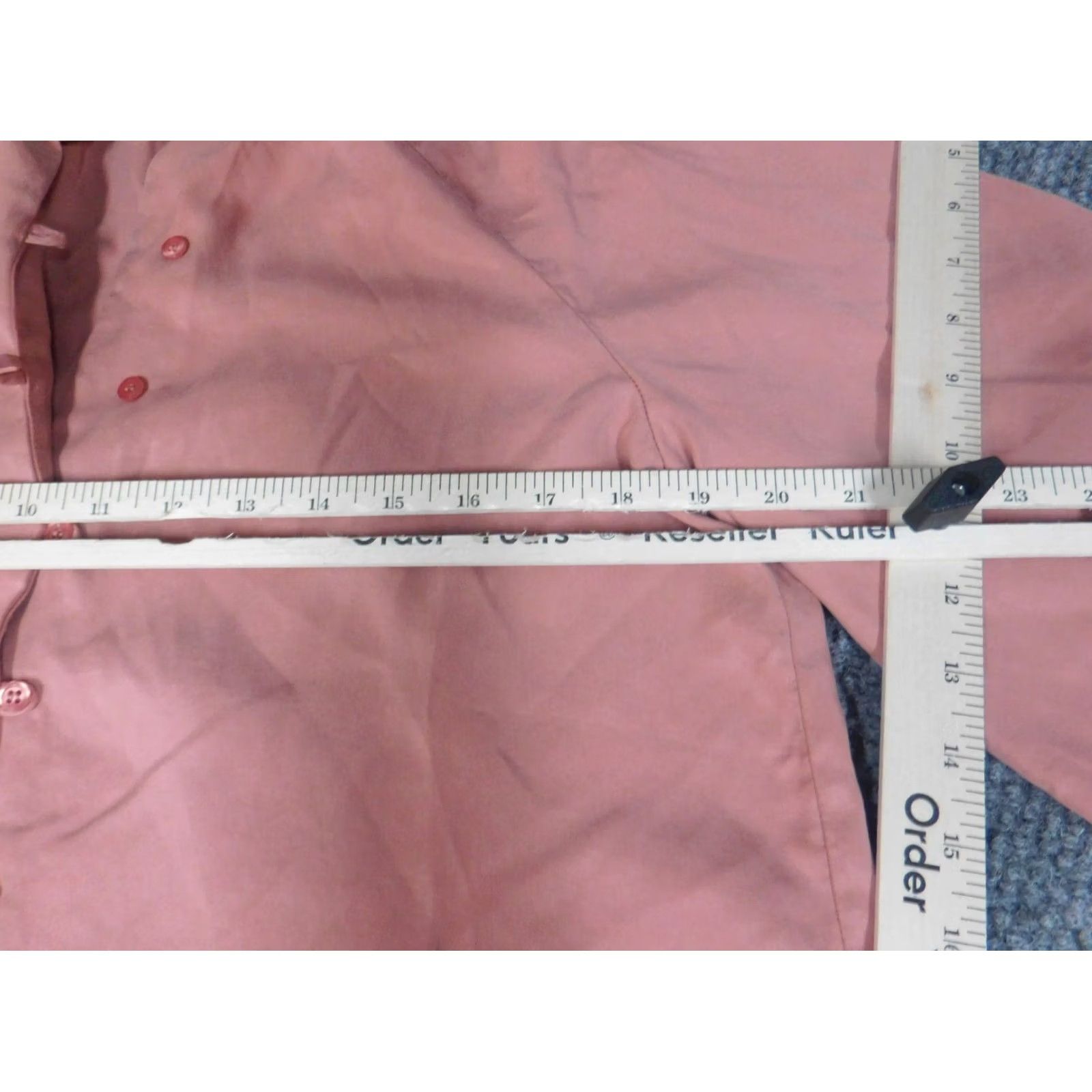 Vintage Baukjen Blouse Womens 6 pink Button Down Shirt Long Sleeve Round Neck Pullover Casual Regular Size M / US 6-8 / IT 42-44 - 4 Thumbnail
