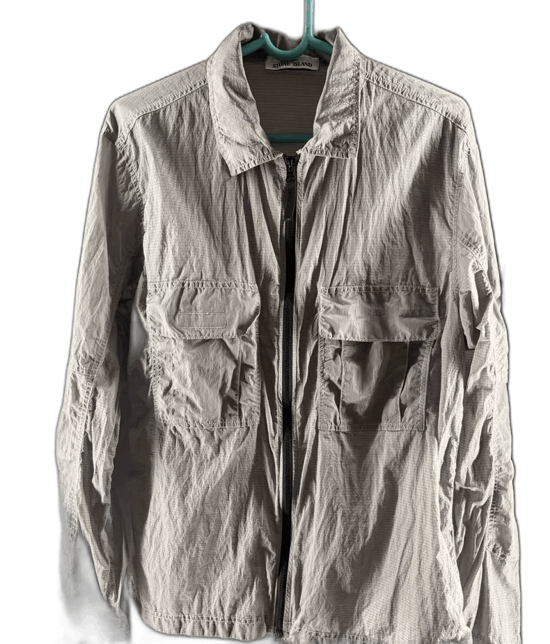 Stone Island Stone Island Metallic Nylon Zip-Up Jacket Size US M / EU 48-50 / 2 - 1 Thumbnail