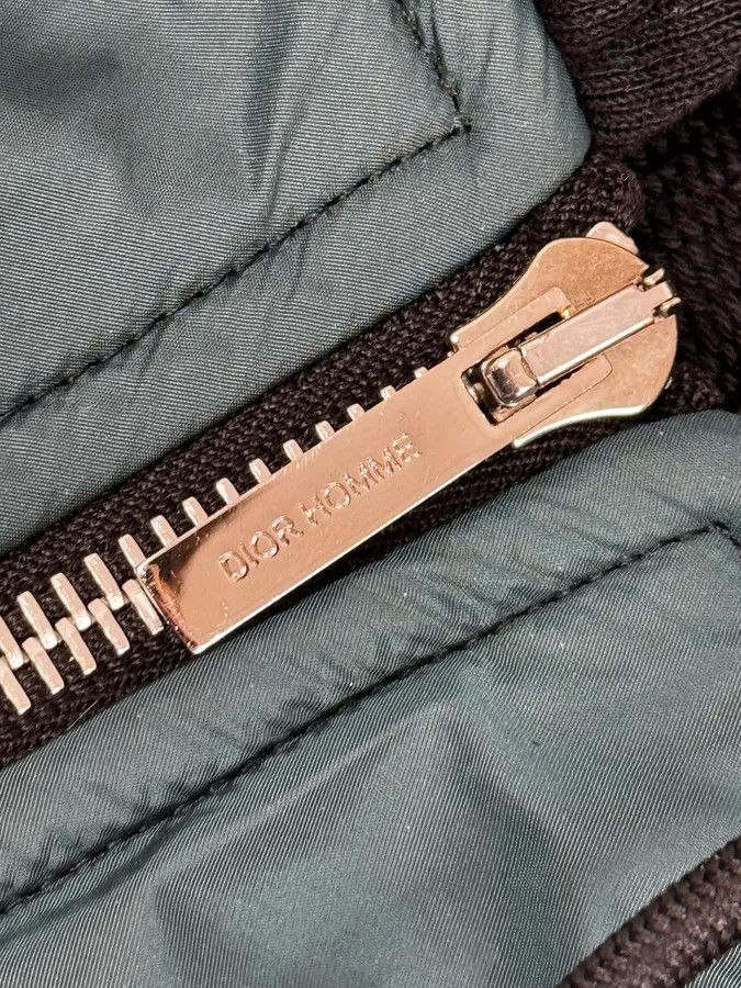 Dior AW2011 Dior Navy & Grey Studded Zip-up Hoodie Size US S / EU 44-46 / 1 - 10 Thumbnail