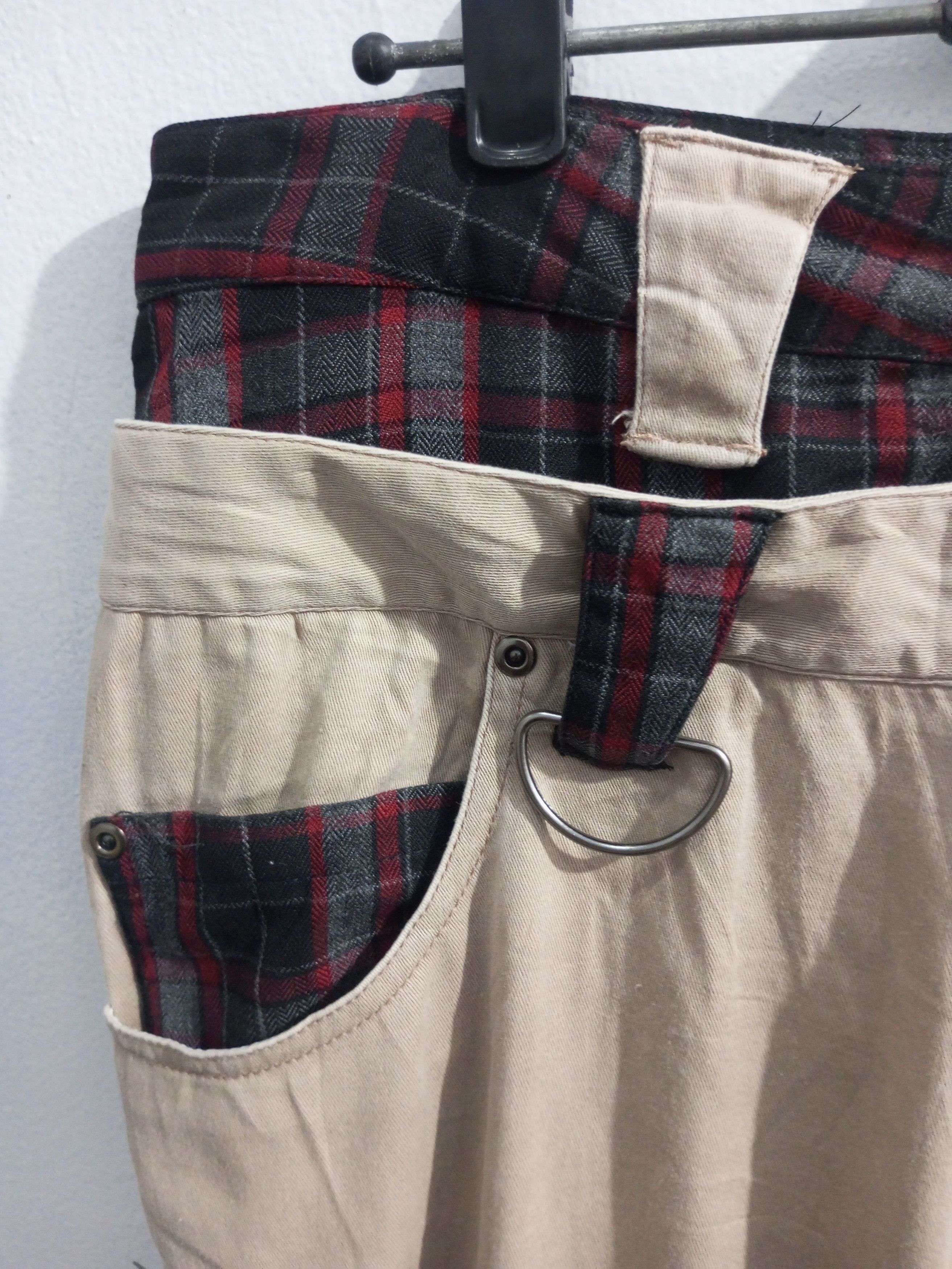 Japanese Brand Japanese brand Ragout double waist chekerd pants Size US 31 - 6 Thumbnail
