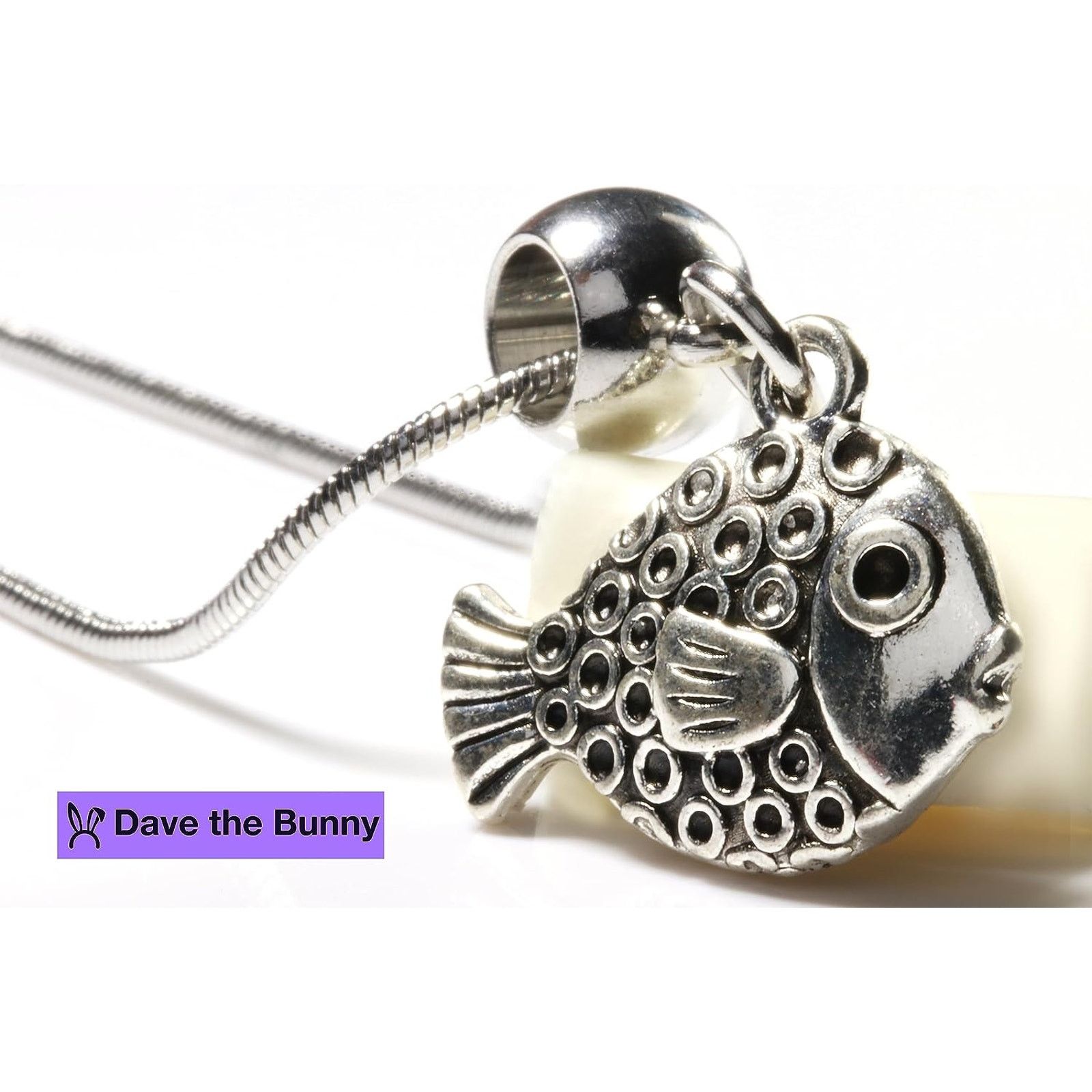 & Other Stories Parrot Fish Necklace - Fish Charm Pendant Size ONE SIZE - 5 Thumbnail