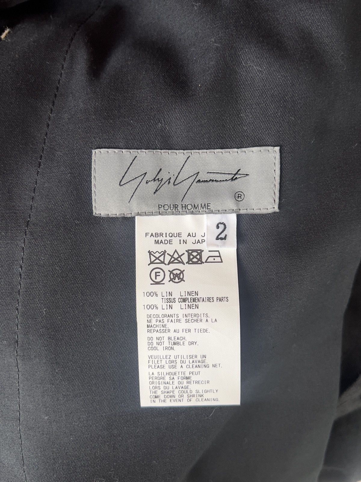 Yohji Yamamoto Yohji Yamamoto Pour Homme - LINEN CUFFS PANTS Size US 30 / EU 46 - 5 Thumbnail