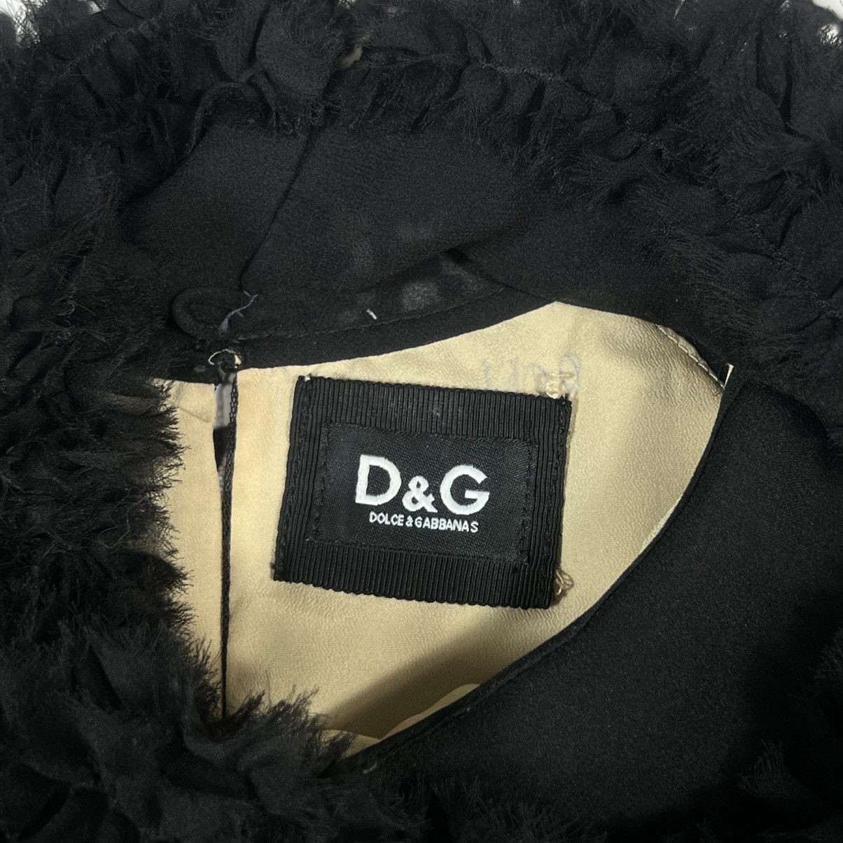 Dolce & Gabbana Dolce Gabbana Silk Sheer Tulle Dress Nude Lining Luxury Rare Size S / US 4 / IT 40 - 17 Thumbnail