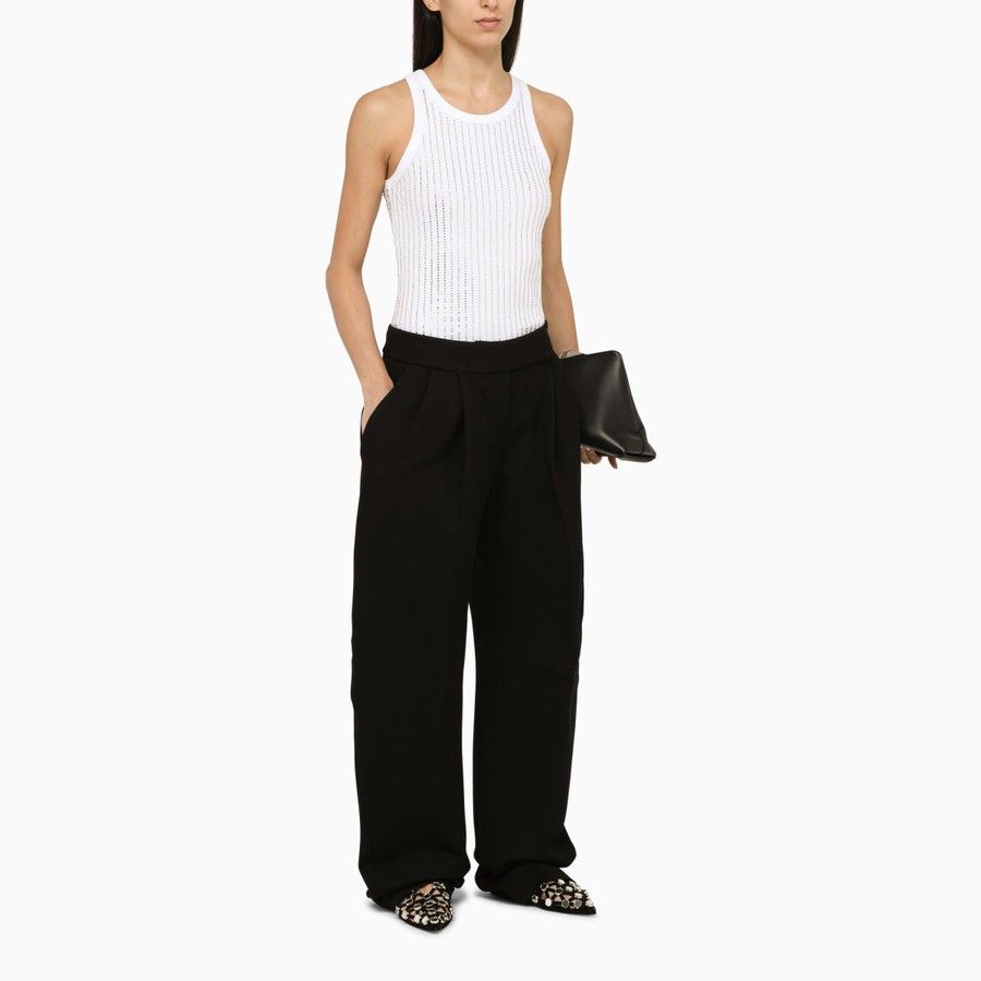 The Attico o1d2blof1024 Trouser in Black Size 27" / US 4 / IT 40 - 2 Thumbnail
