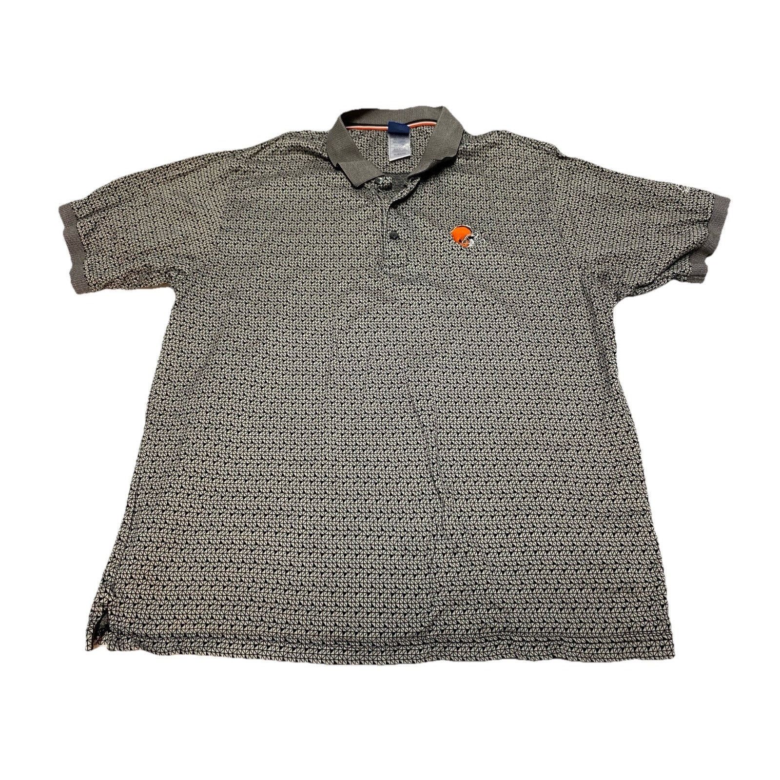 Reebok Vintage Cleveland Browns Shirt Adult XL Black White Reebok Size US XL / EU 56 / 4 - 1 Thumbnail