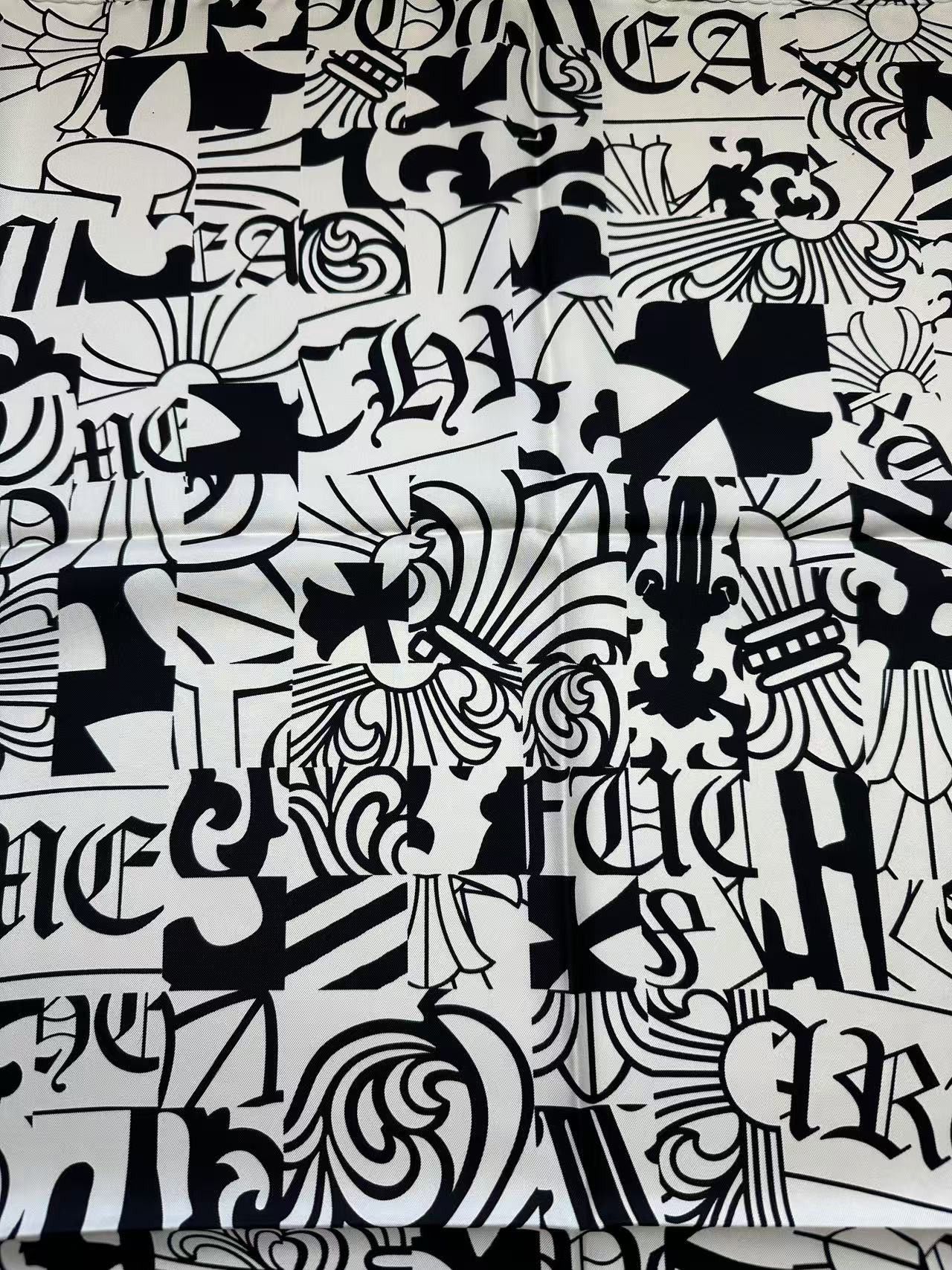 Chrome Hearts Chrome Hearts Multi Element Silk Scarf Size ONE SIZE - 5 Thumbnail