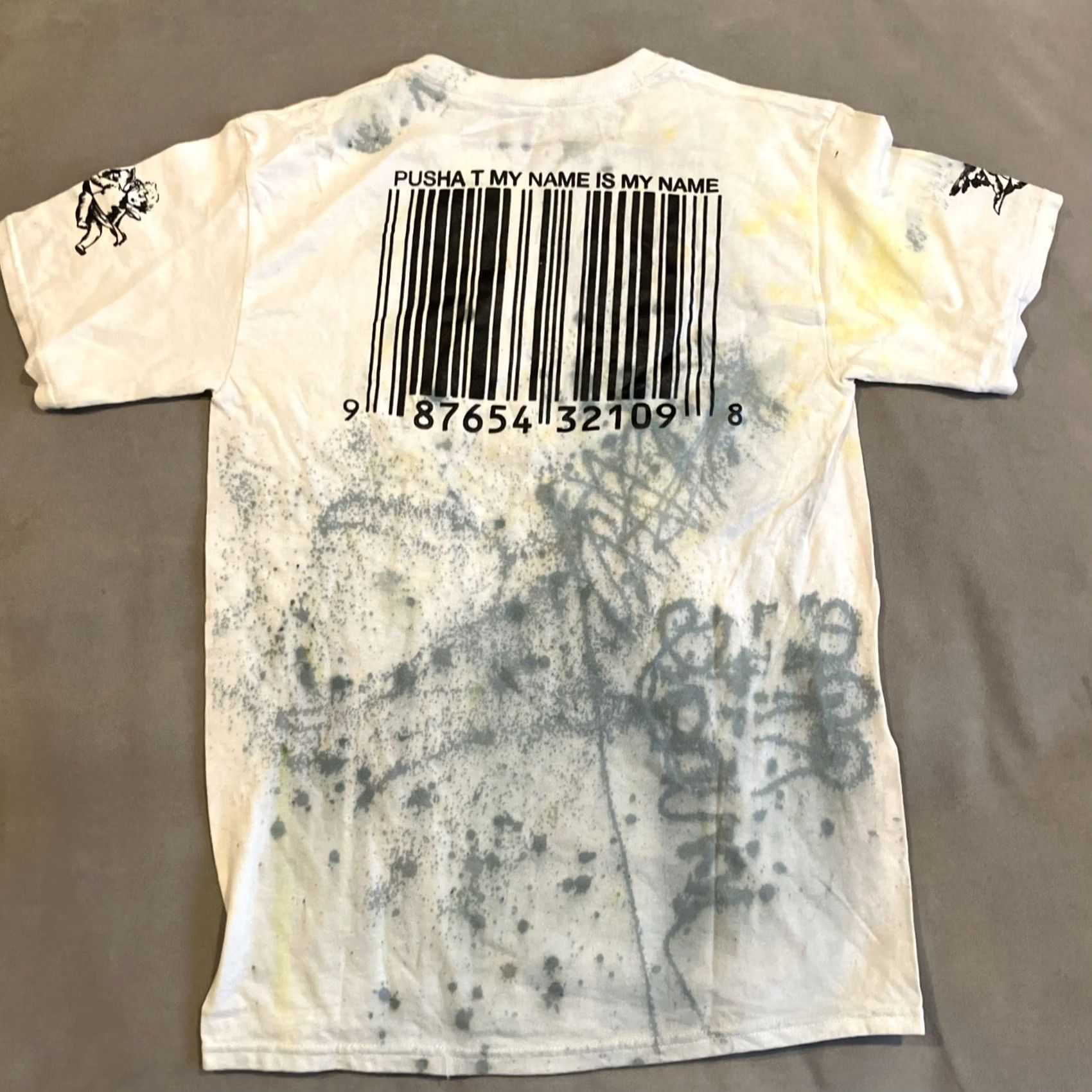 Hanes RARE Hanes Pusha T My Name is My Shirt Kendrick Lamar Size Small White Short Sleeve Crew Neck Size US S / EU 44-46 / 1 - 5 Thumbnail