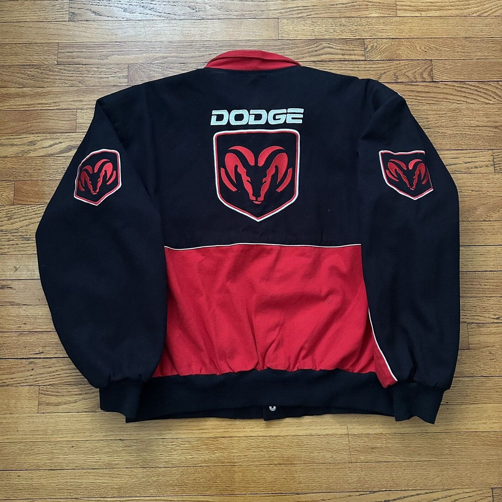 image of Jeff Hamilton x Jh Designs Vintage Jh Designs Dodge Motorsports Racing Jacket Nascar (Size 2XL)