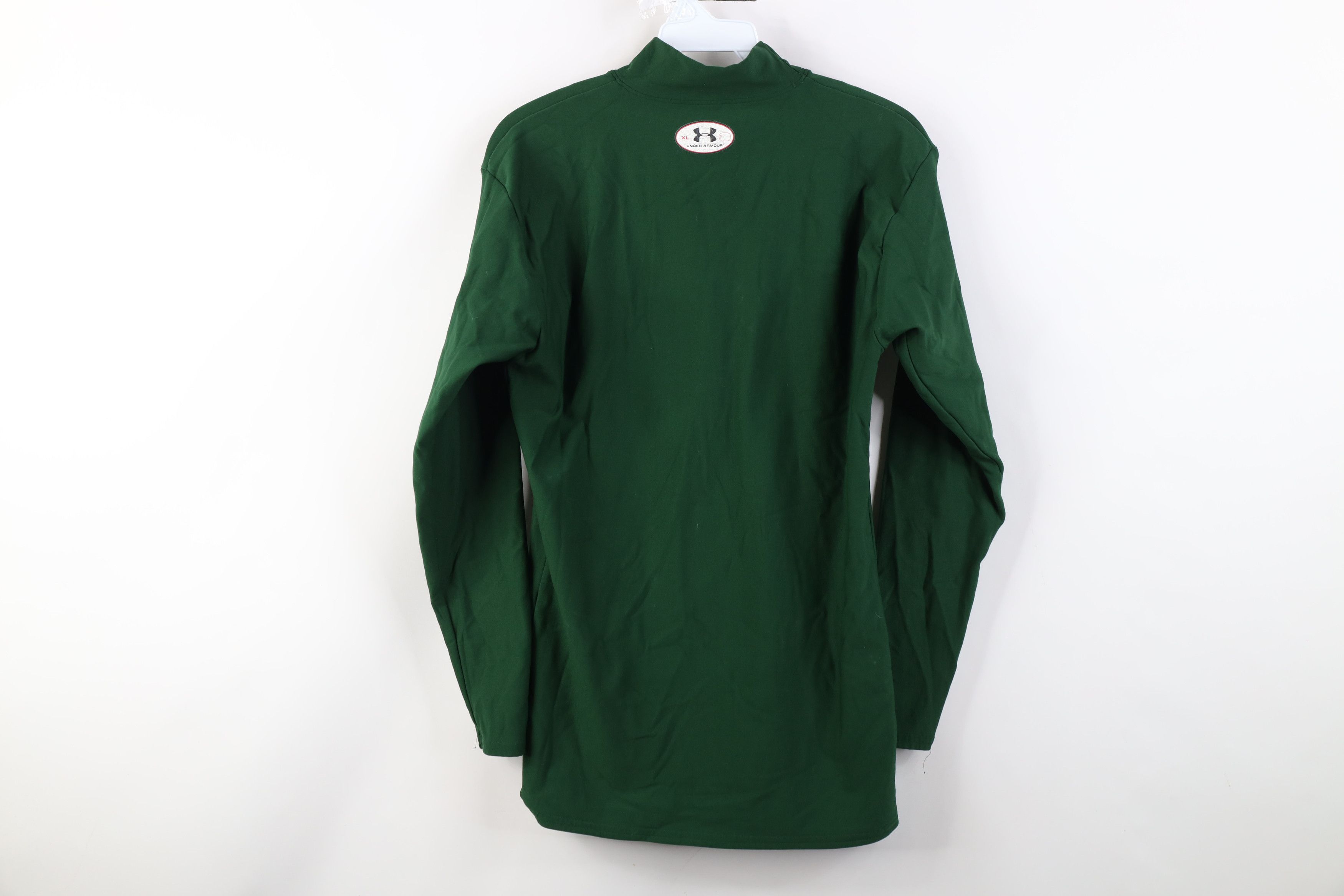Under Armour Under Armour Compression Mock Neck Long Sleeve T-Shirt Green Size US XL / EU 56 / 4 - 13 Thumbnail