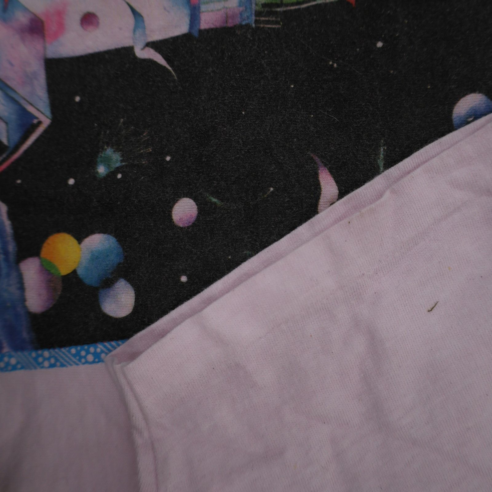 Hanes × Vintage Vintage Cosmic Lighthouse Graphic T Shirt Size US M / EU 48-50 / 2 - 5 Thumbnail