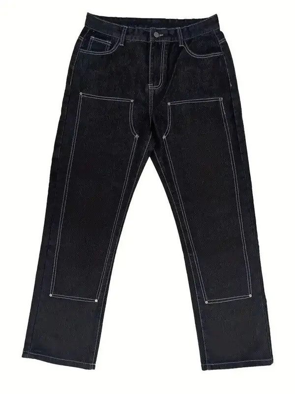 Japanese Brand Multi Pocket Baggy Denim Pant Size US 30 / EU 46 - 4 Thumbnail