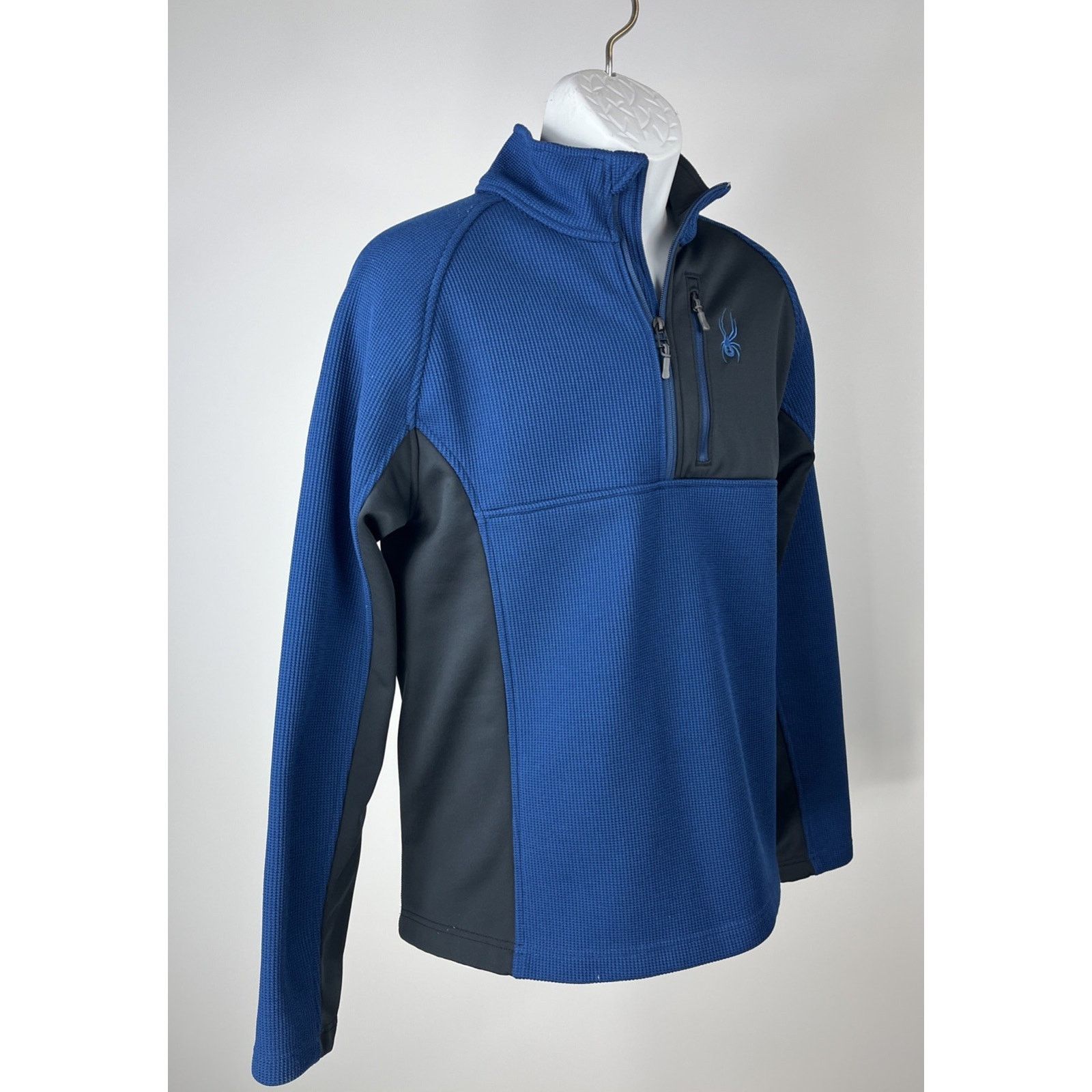 Spyder Spyder Blue 1/4 Zip Sweater Jacket Pullover Size M Men's Size US M / EU 48-50 / 2 - 2 Thumbnail