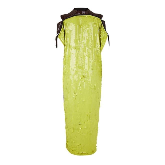 Bottega Veneta Bottega Veneta V-Neck Maxi Dress in Neutral Size M / US 6-8 / IT 42-44 - 2 Thumbnail